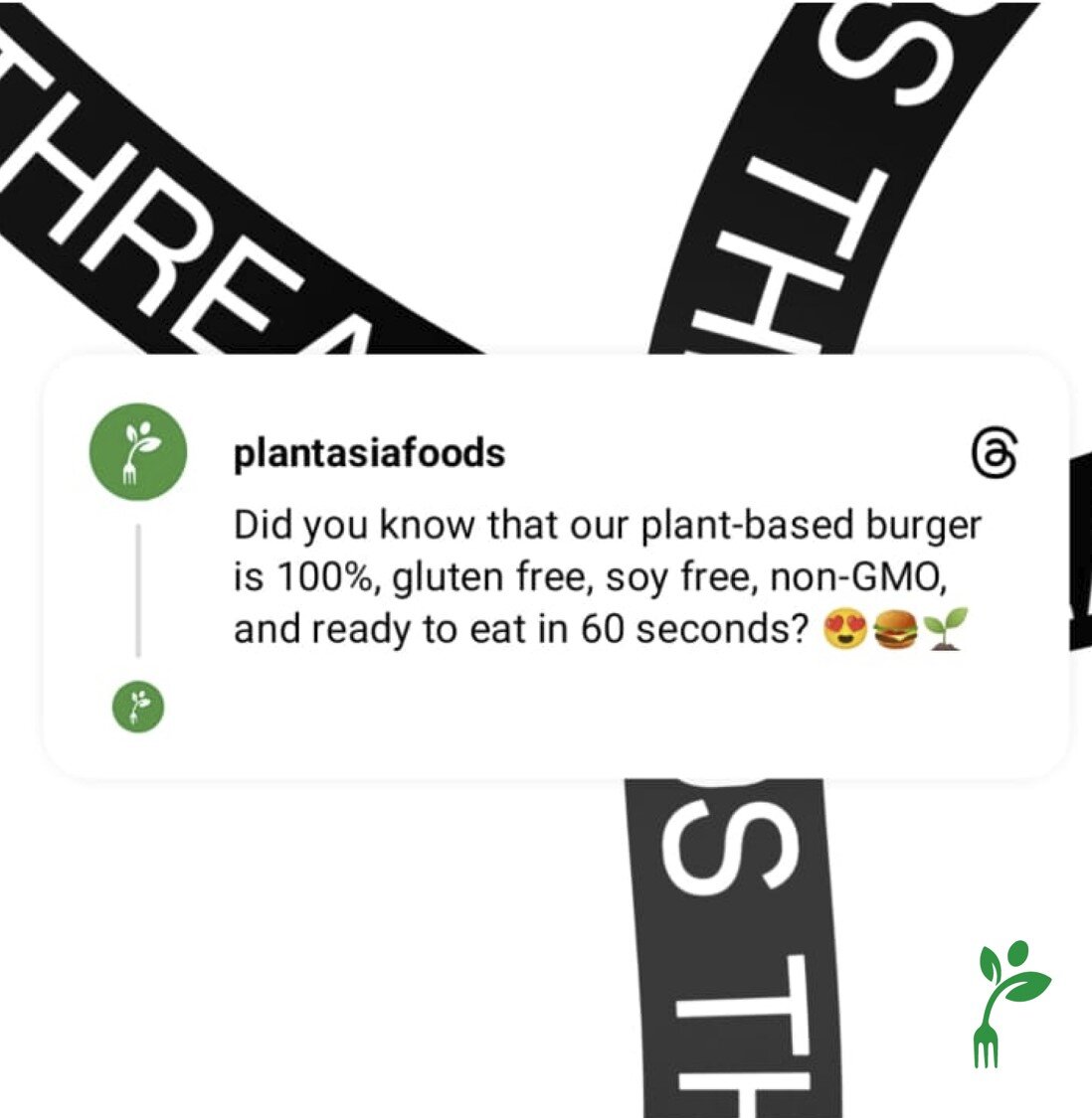 plus.... eating a Plantasia Burger is better for the planet than eating a burger made from a cow&hellip; 🍔😍🌱
