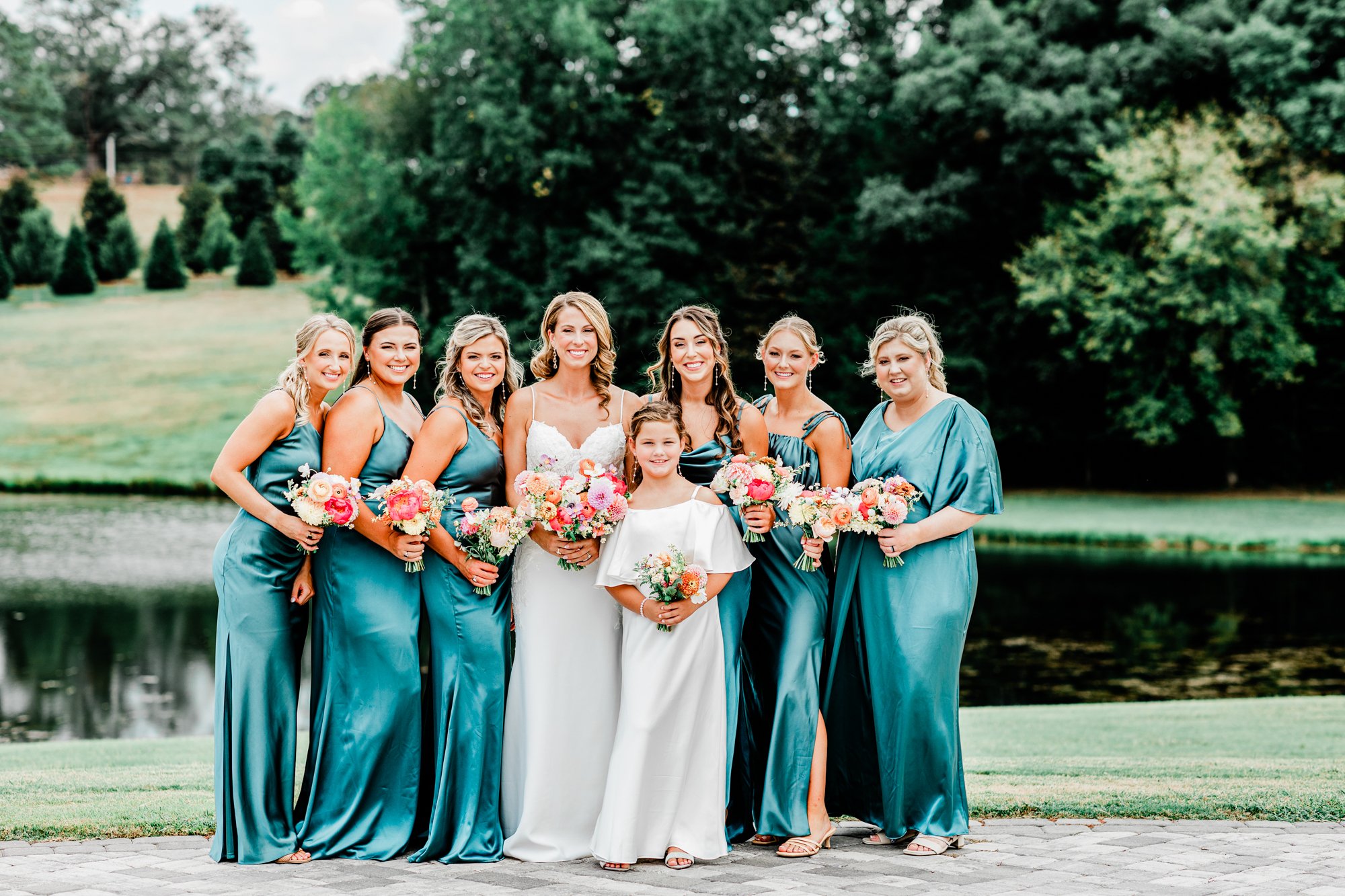 Greenville Sc Weding Day Timeline - photos with bridesmaids-1-4.jpg