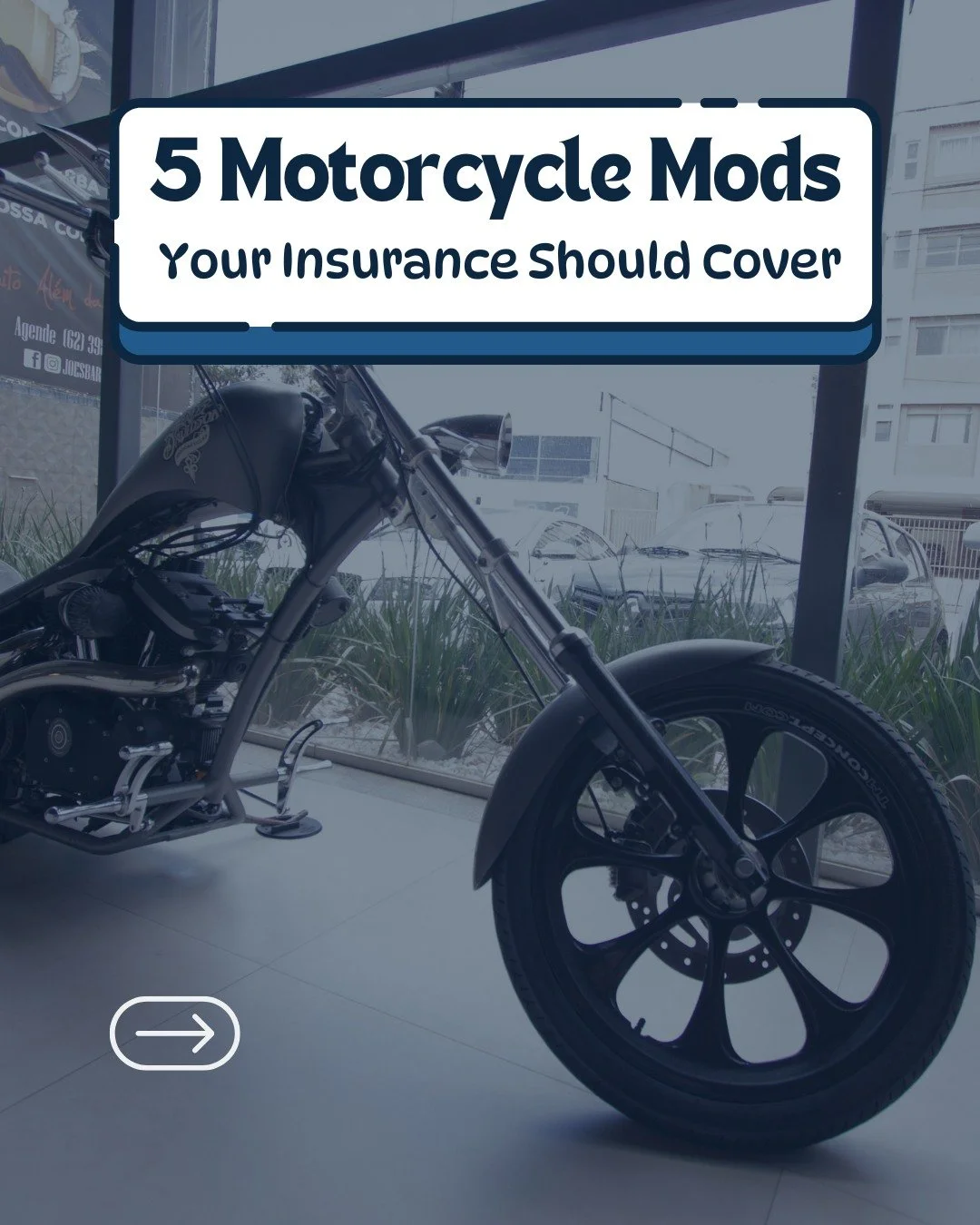 A lot of riders upgrade their bikes over time &mdash; but forget to update their insurance.

Accessories like custom exhaust, wheels, saddlebags, and lighting can add thousands of dollars in value.

Without accessory coverage, those upgrades might no