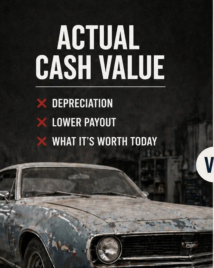 This is one of the biggest mistakes we see with classic cars.
If you don&rsquo;t have agreed value, you&rsquo;re guessing what you&rsquo;ll get back.