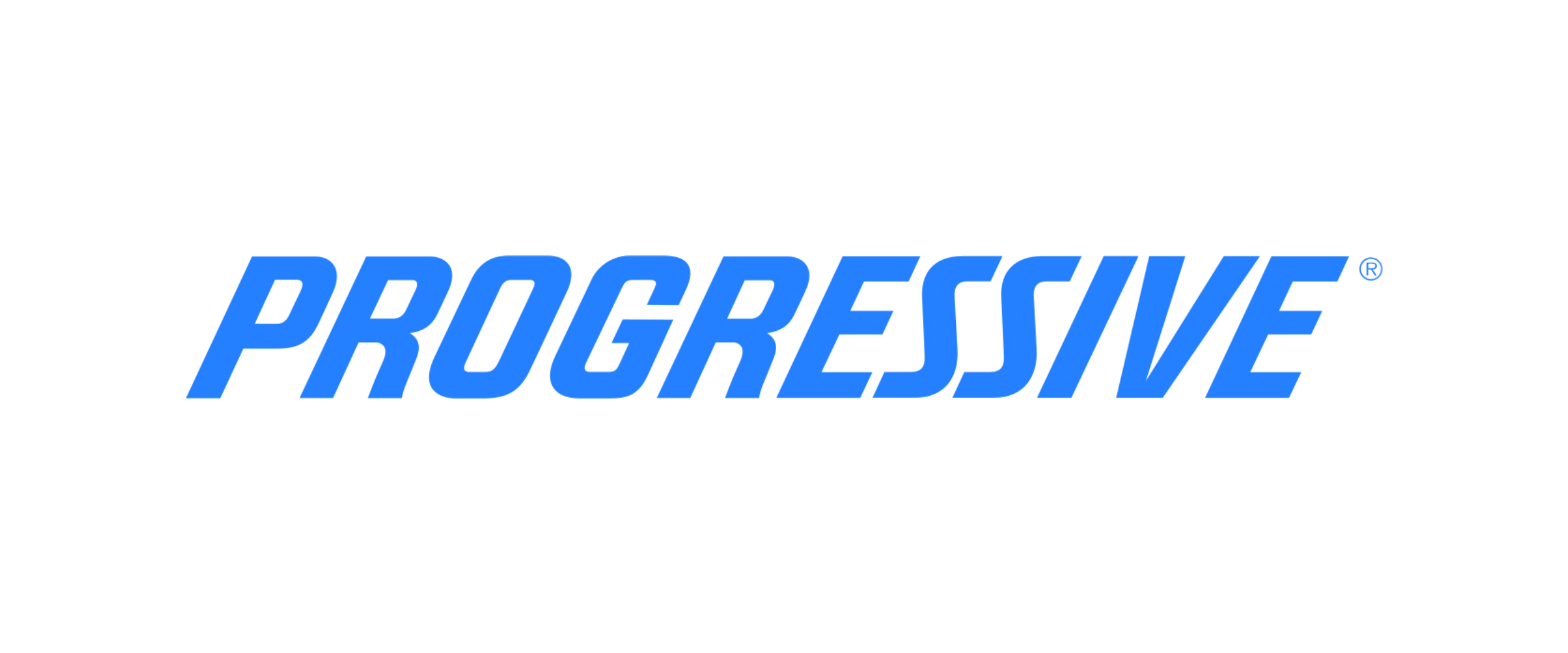 Progressive logo in blue text on a white background.