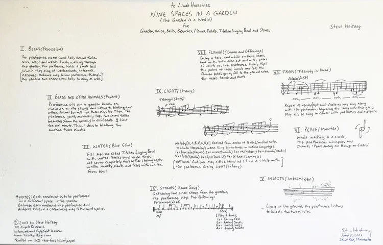 Steve Heitzeg: Nine Spaces in a Garden (2003)