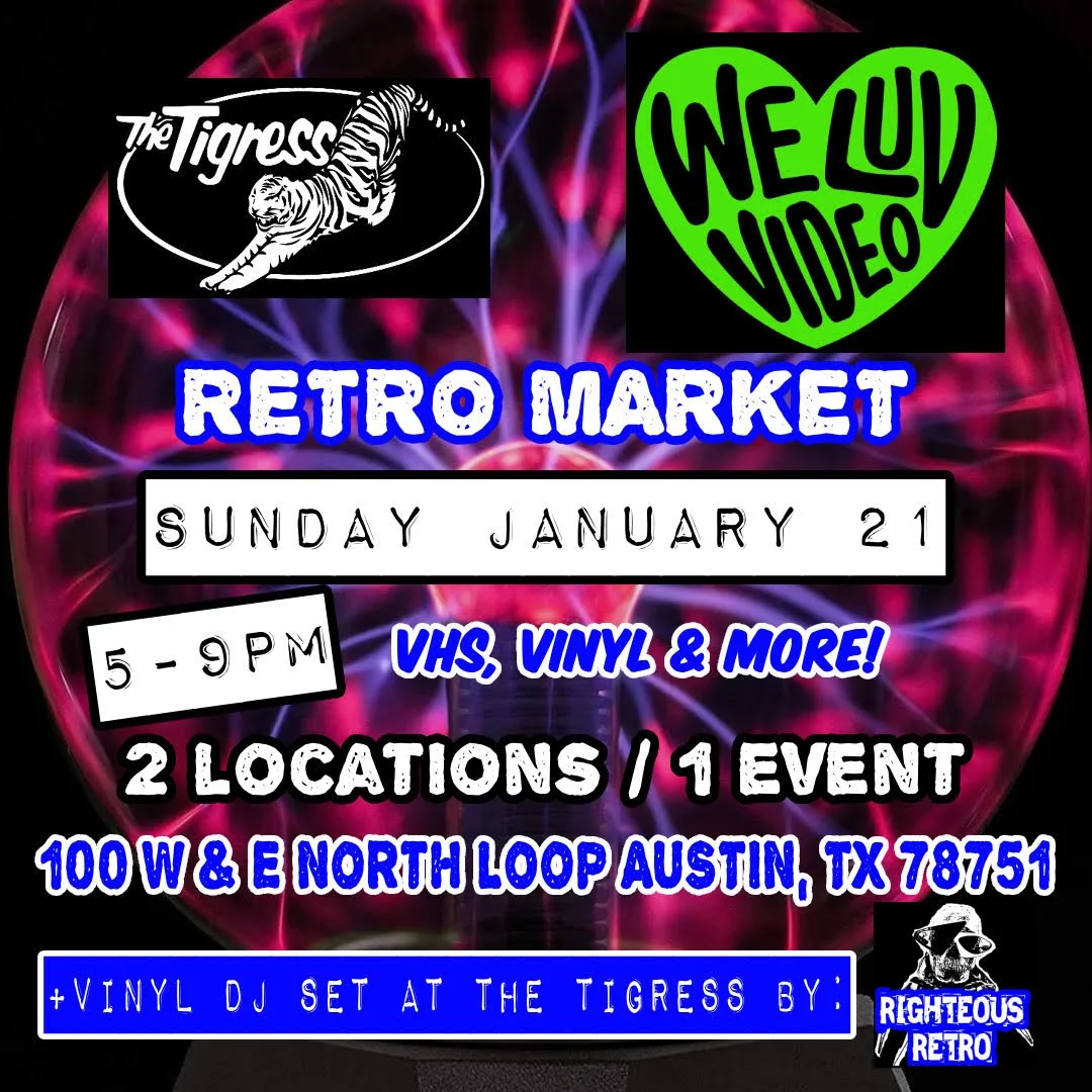 Retro Market with Tigress and Righteous Retro
