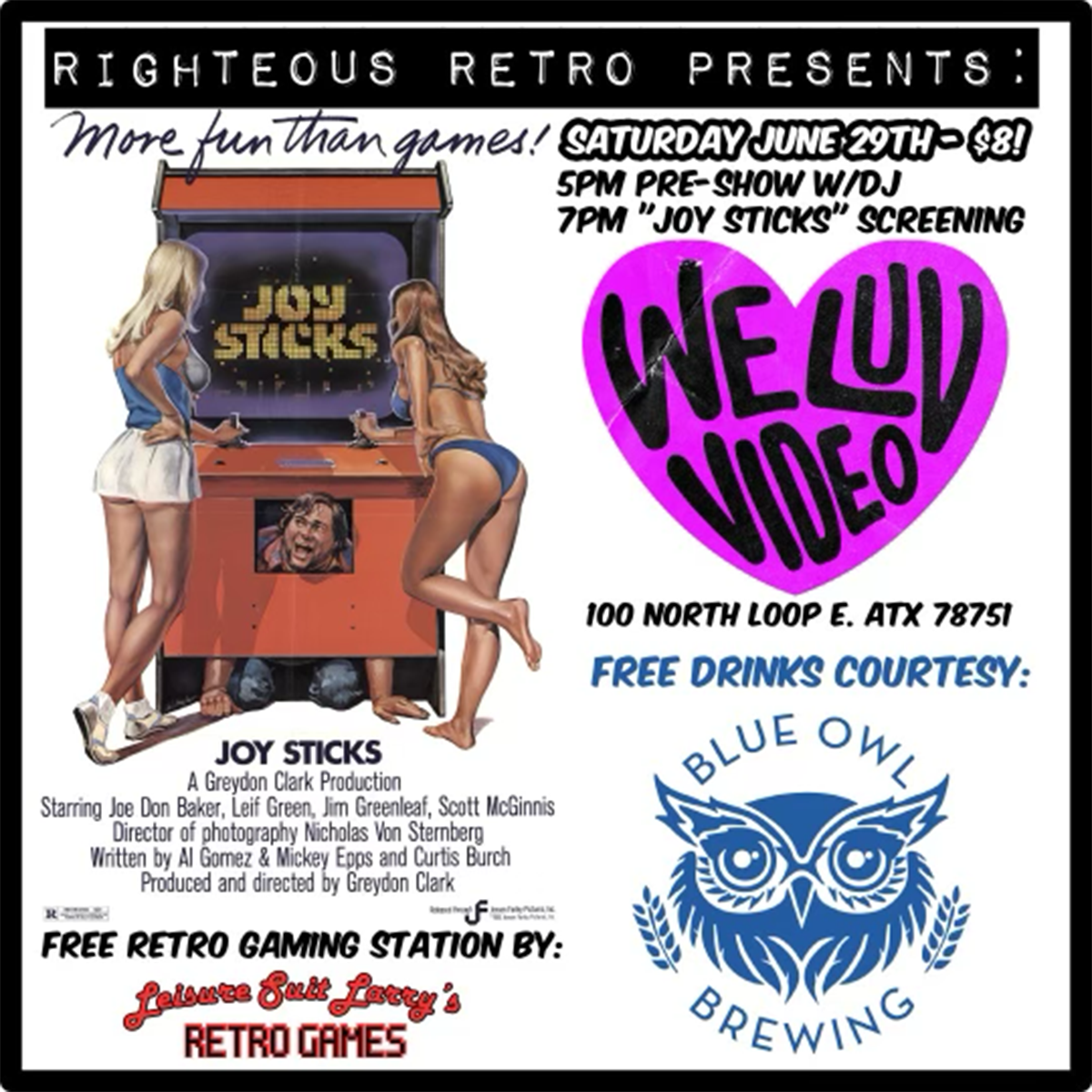 Righteous retro Presents: Joy Sticks