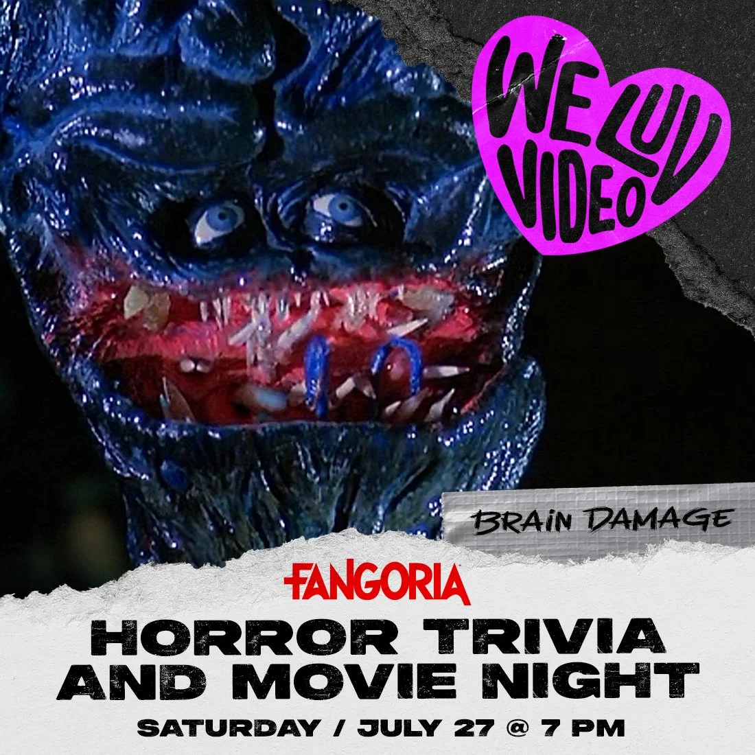 Horror Trivia w/ Fangoria + Brain Damage Screening
