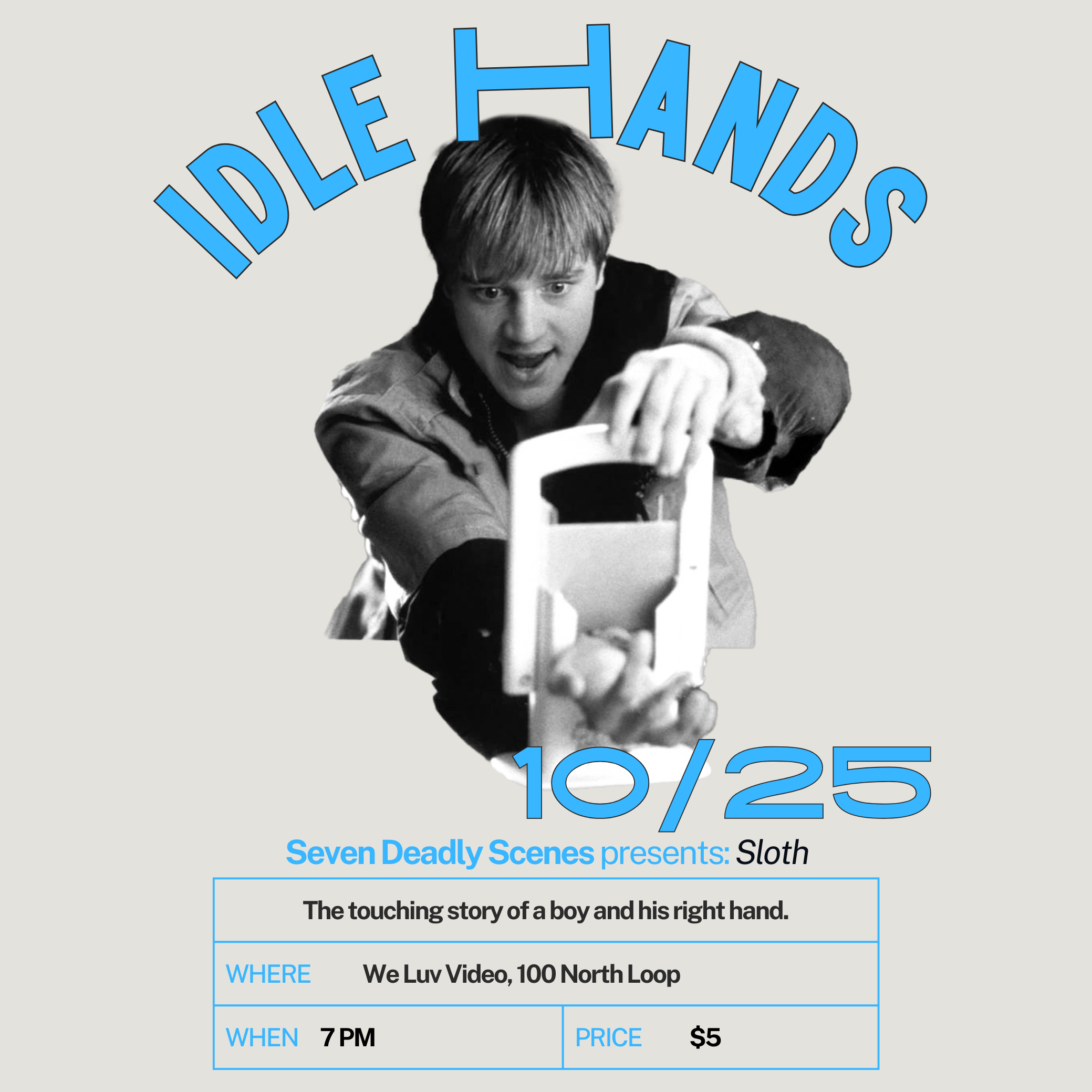 Cindy Popp Presents Seven Deadly Scenes: Idle Hands (Sloth)
