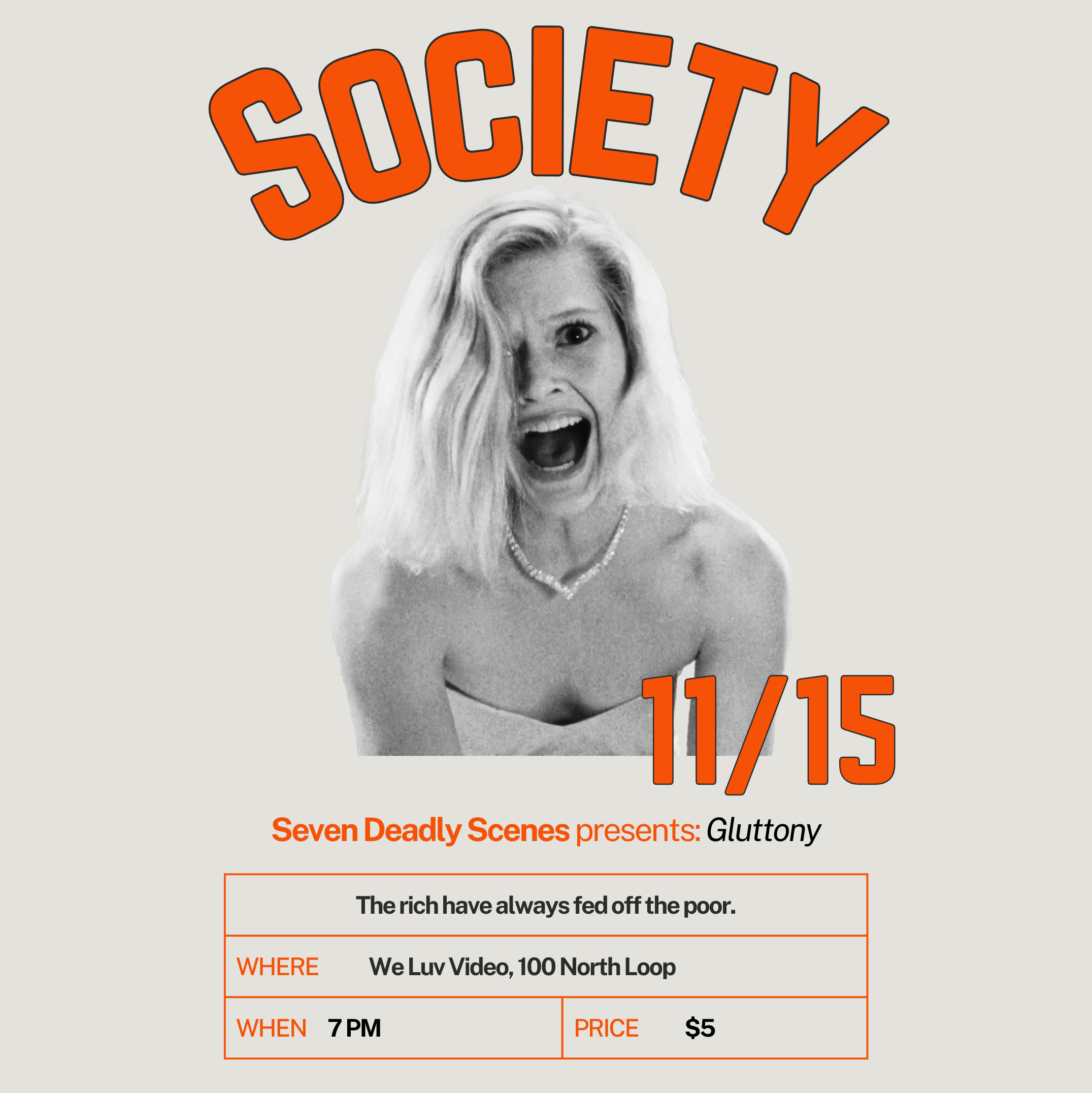 Seven Deadly Scenes: Society