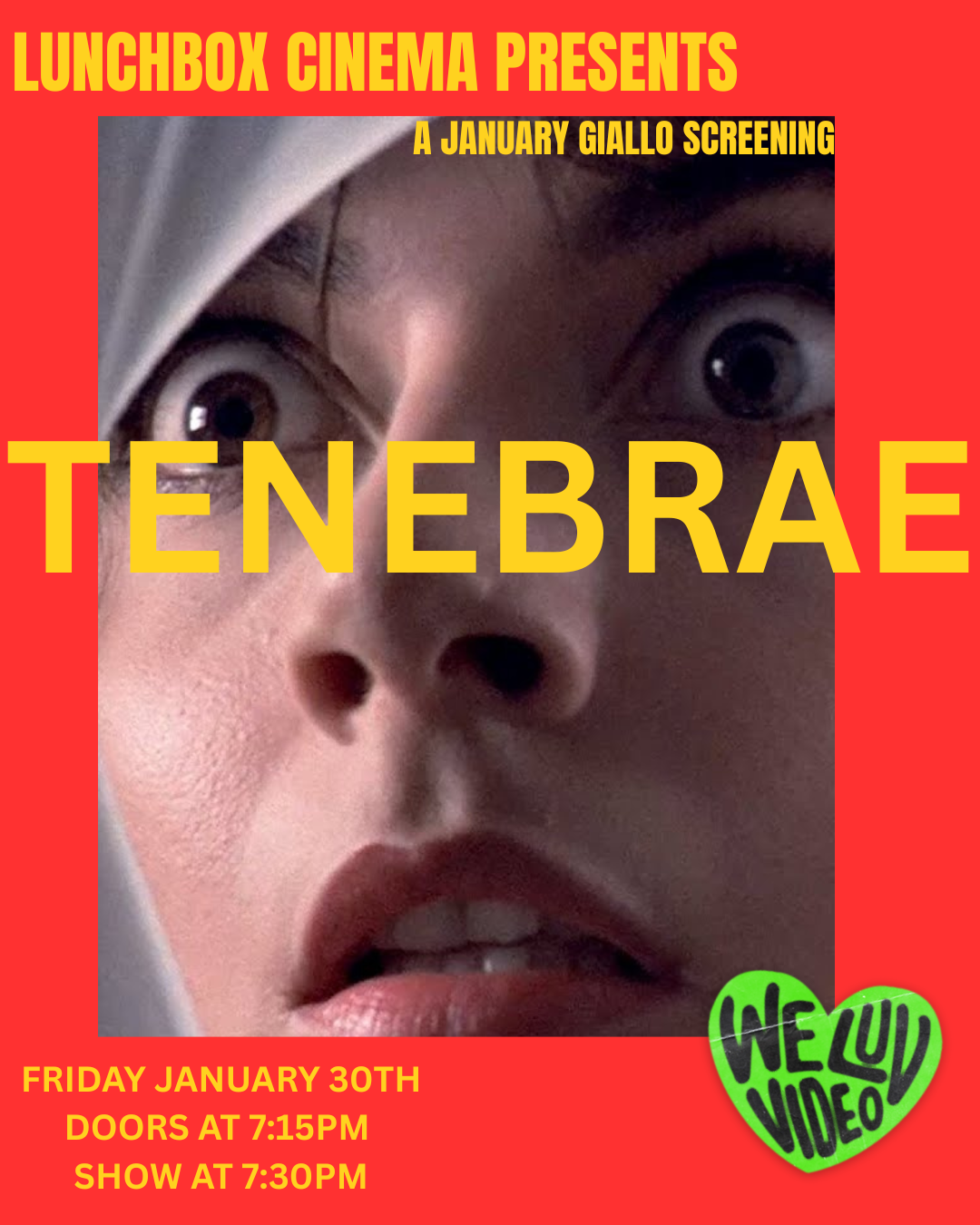 Tenebrae (January Giallo)