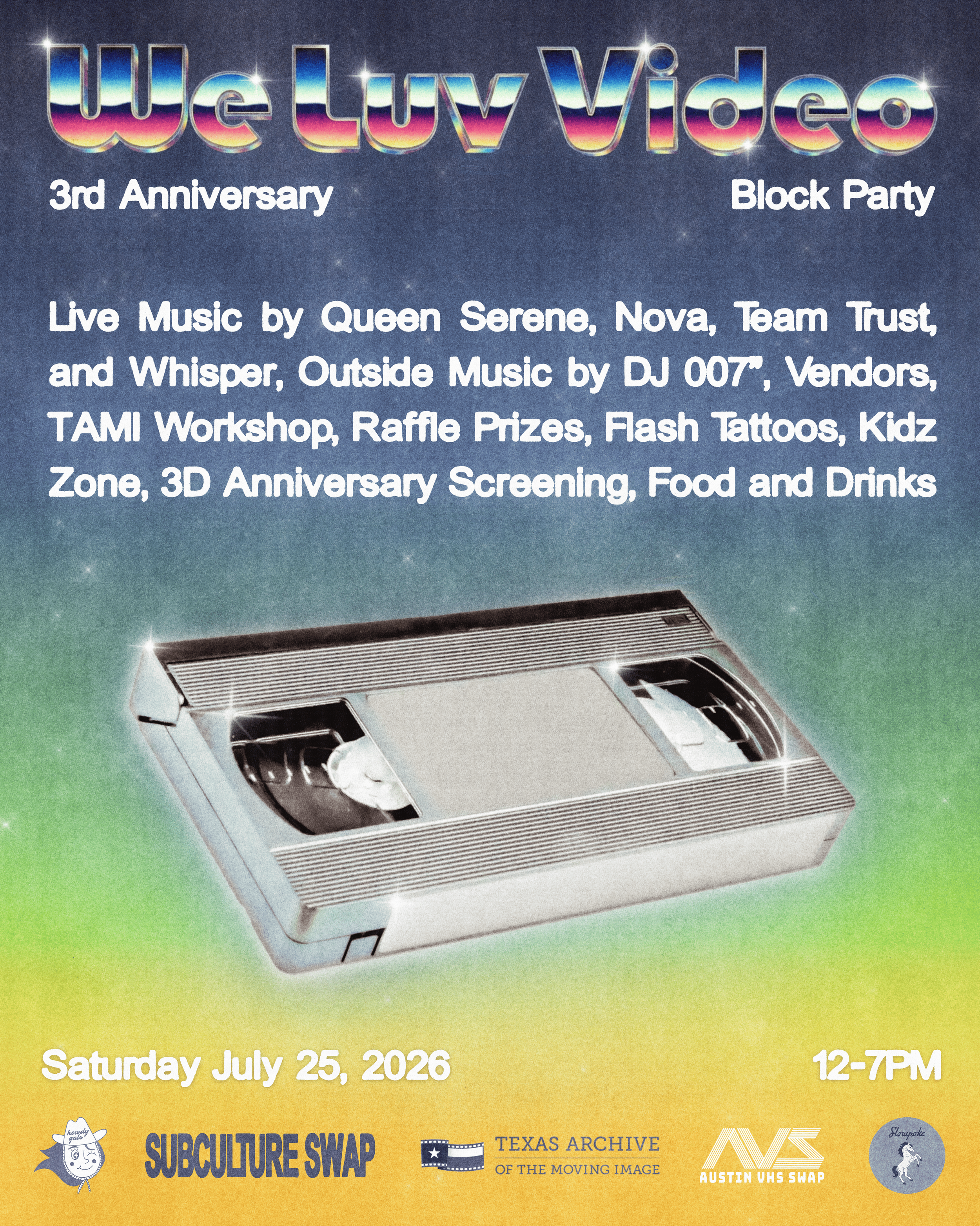 WE LUV VIDEO'S 3RD BIRTHDAY PARTY!