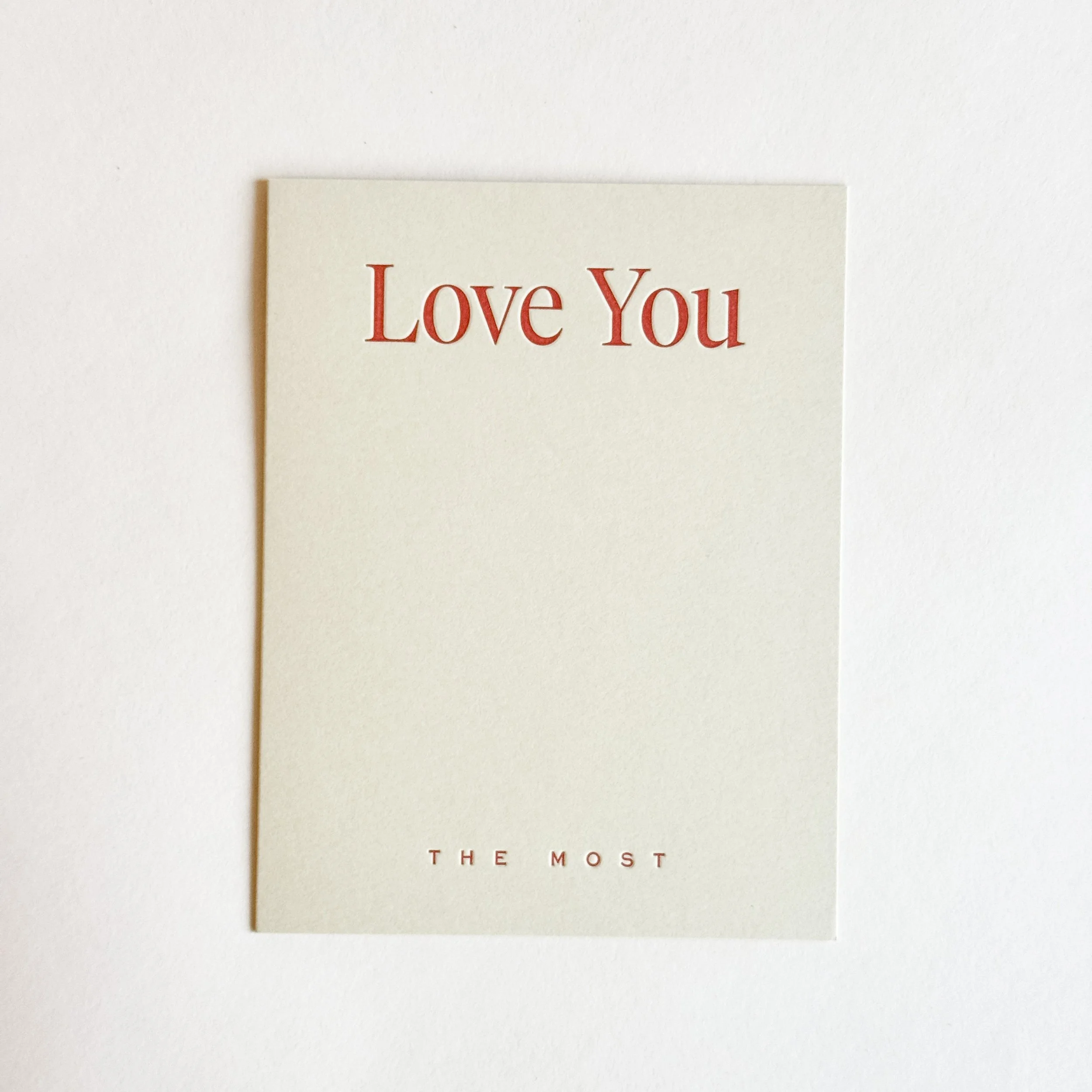 Love You the Most Card 33