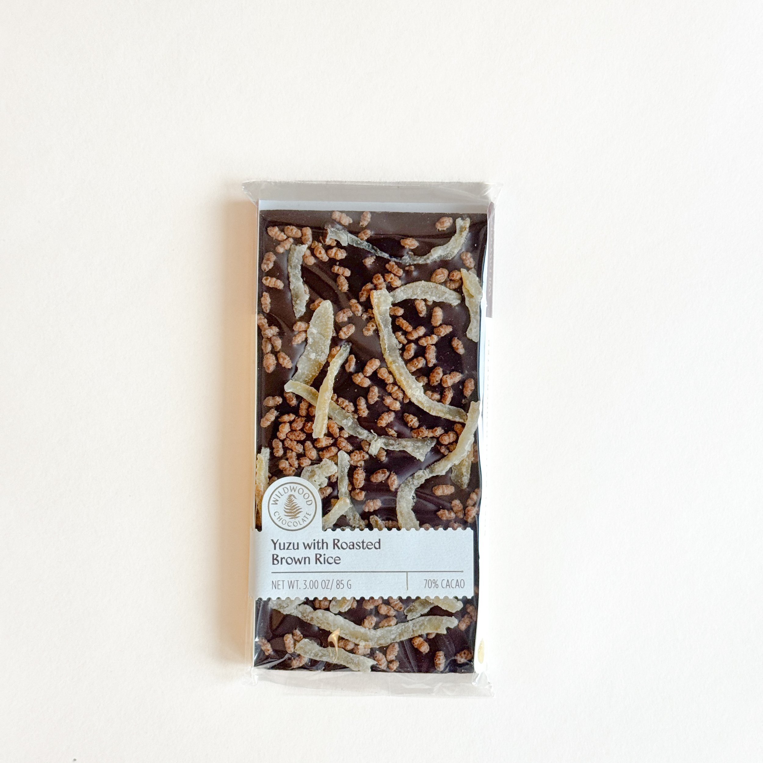 Yuzu & Roasted Brown Rice Chocolate Bar