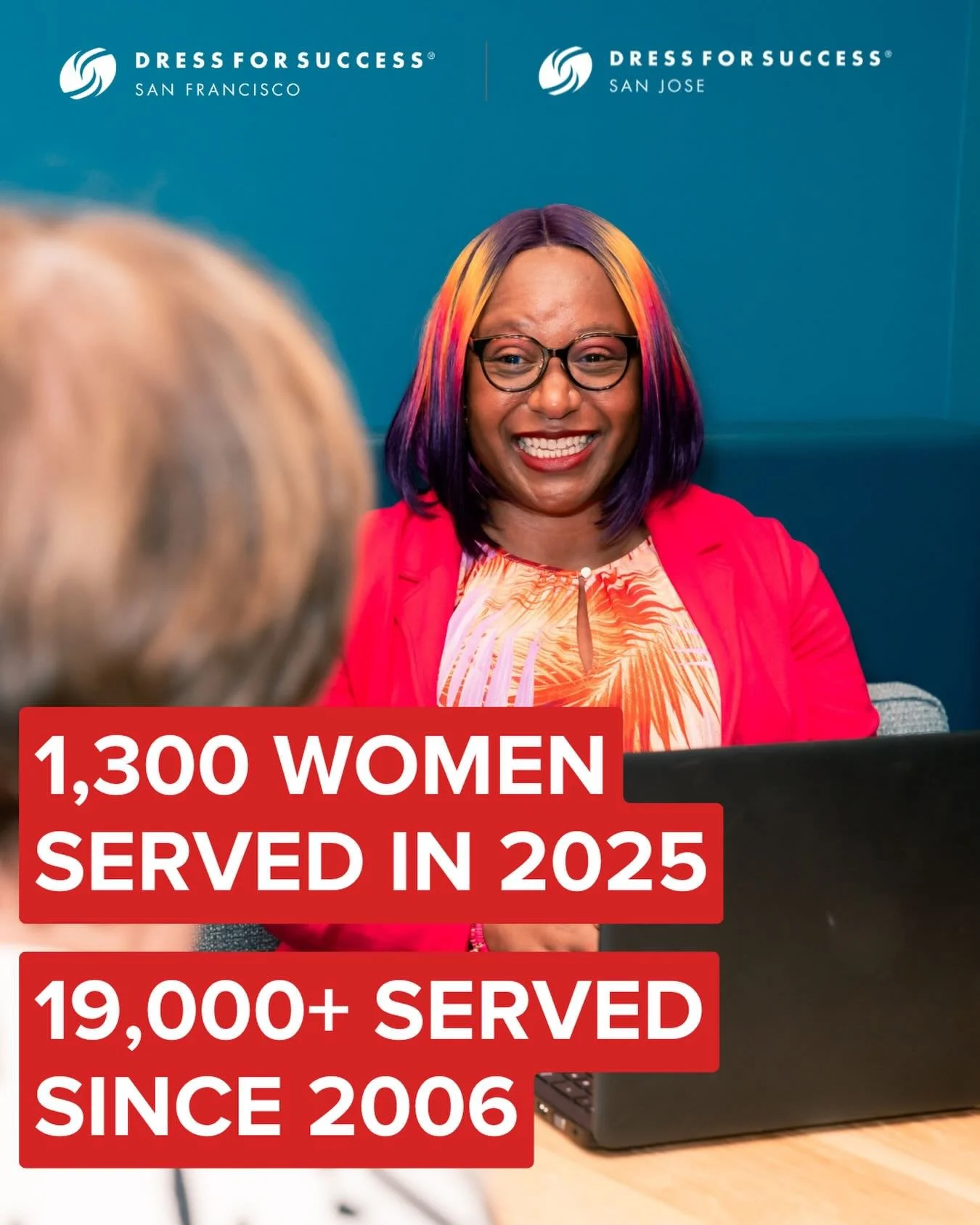 Only a few hours left to make your final gift of 2025! 

Every day, women come to Dress for Success San Jose looking for stability, confidence, and a path forward. 

Your gift tonight can support a woman working to rebuild her life and step into the 