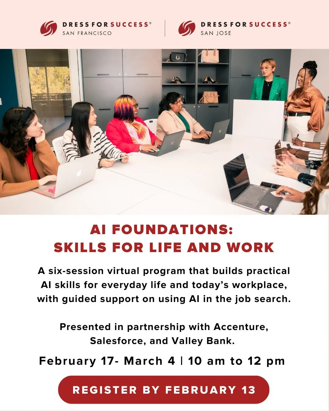 Ready to dive deeper into AI? Join us for our new virtual program, AI Foundations: Skills for Life and Work! 

This multi-session program will help you understand what AI is, how it works, and how to use it thoughtfully in personal and professional s