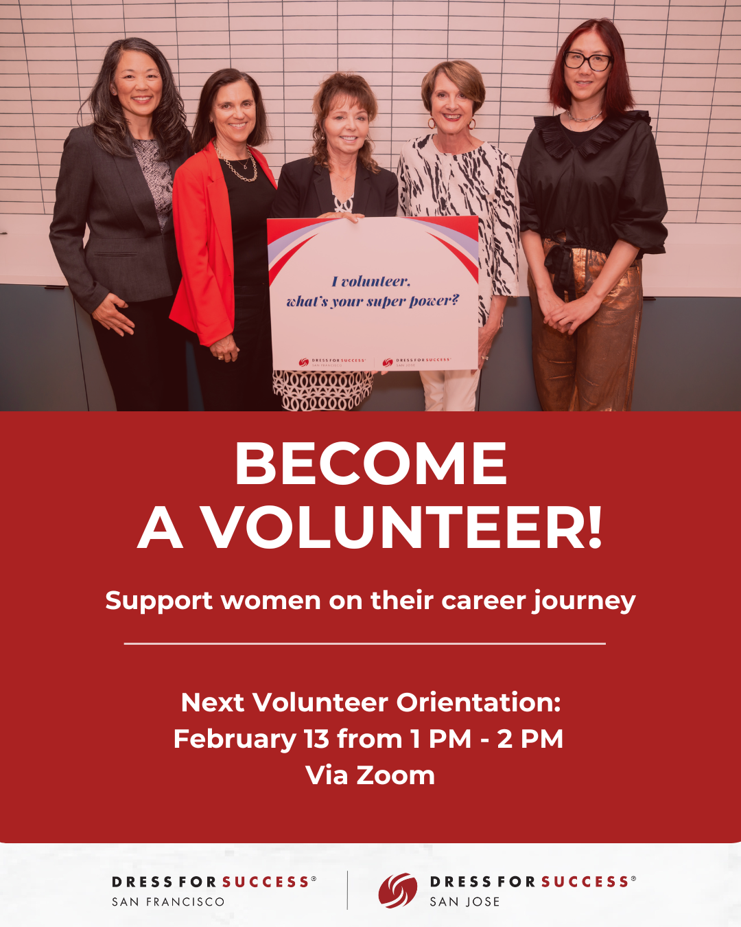 Join Our Next Volunteer Orientation, February 13