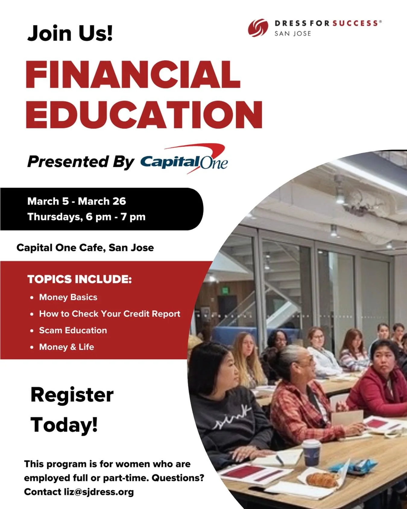 Ready to feel more confident about your finances? Join our Financial Education Series, in partnership with @capitalone, and learn practical tools to support your goals this year.

Here are just a few wins participants achieved during our last Financi