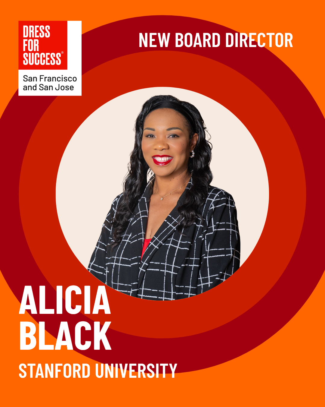 Welcome Alicia Black to the Board of Directors!