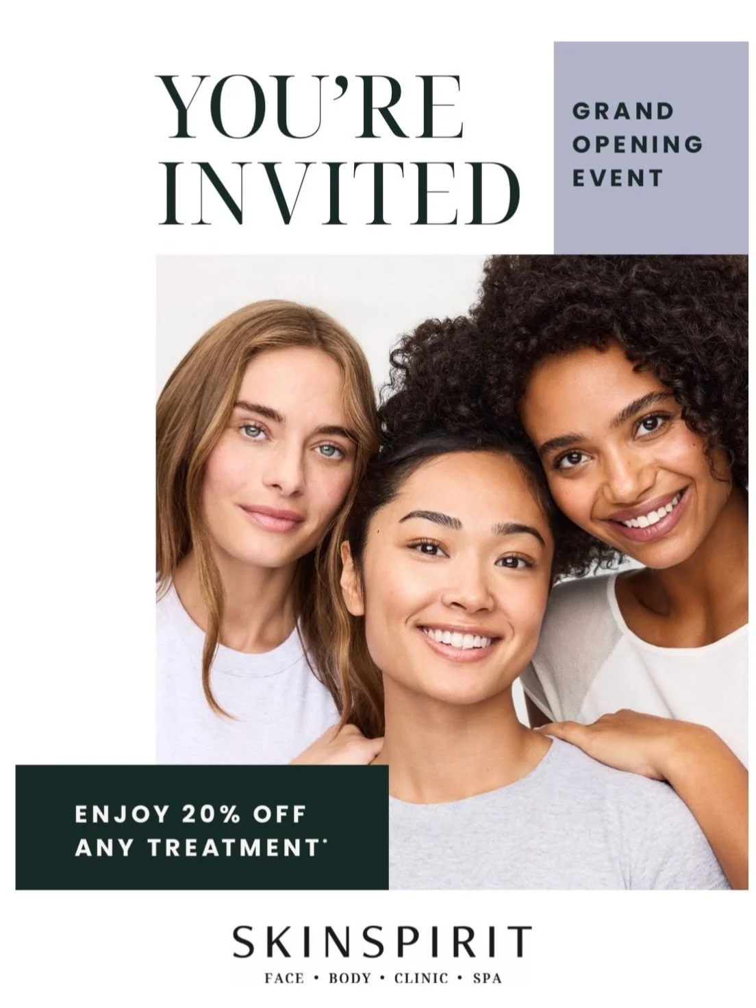 You&rsquo;re invited! ✨ 

Join us as we celebrate the grand opening of the female-founded SkinSpirit Los Altos.

@skinspirit is hosting this special evening in support of Dress for Success San Jose and Summit League. Enjoy cocktails, light bites, mus