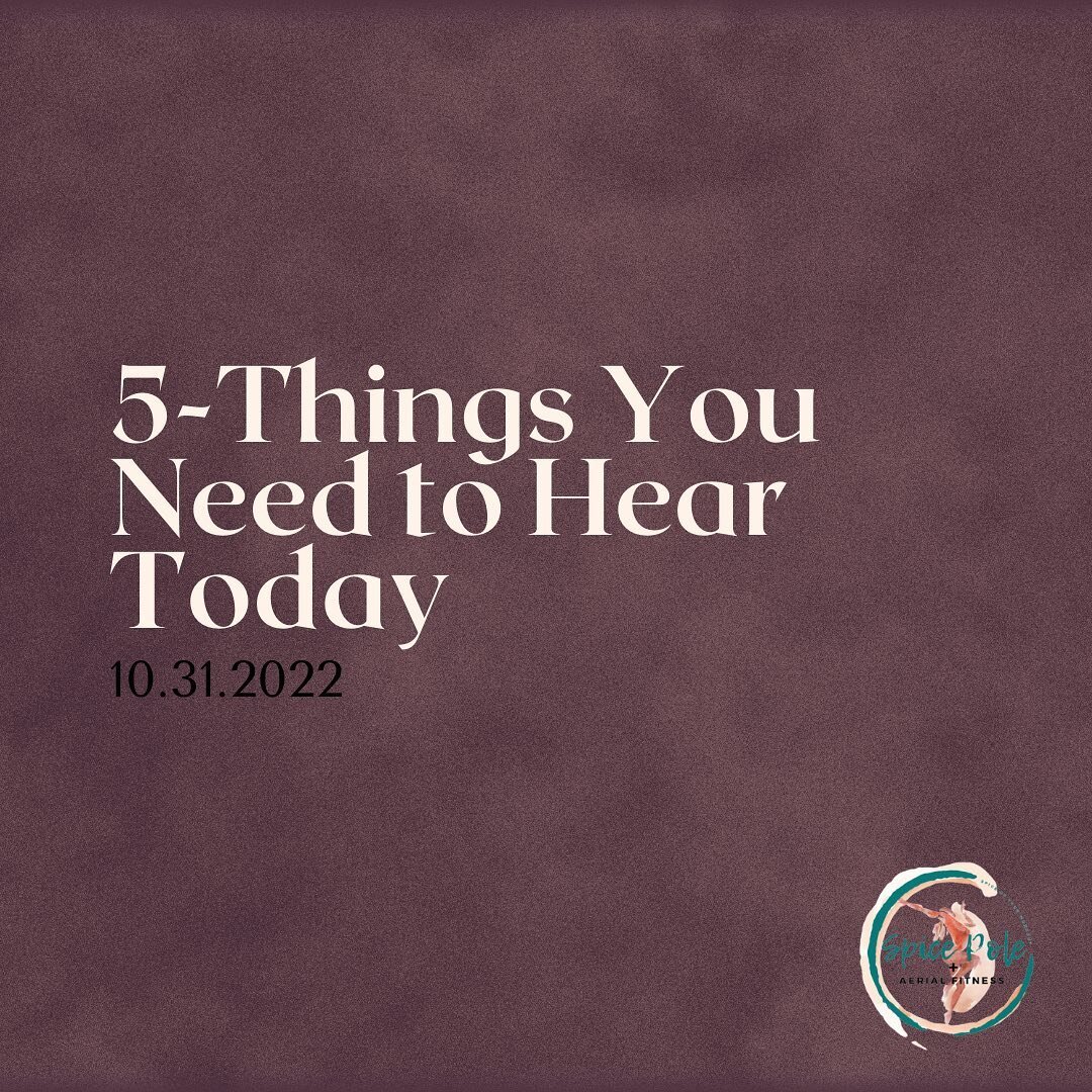 ✨Happy Monday SPICY Friends
✨
✨
✨
Check out 5-things you need to hear to make this week your best week 💕
#spicepolefitness #softlife #findyourspice #thespiceglow 
#happymonday