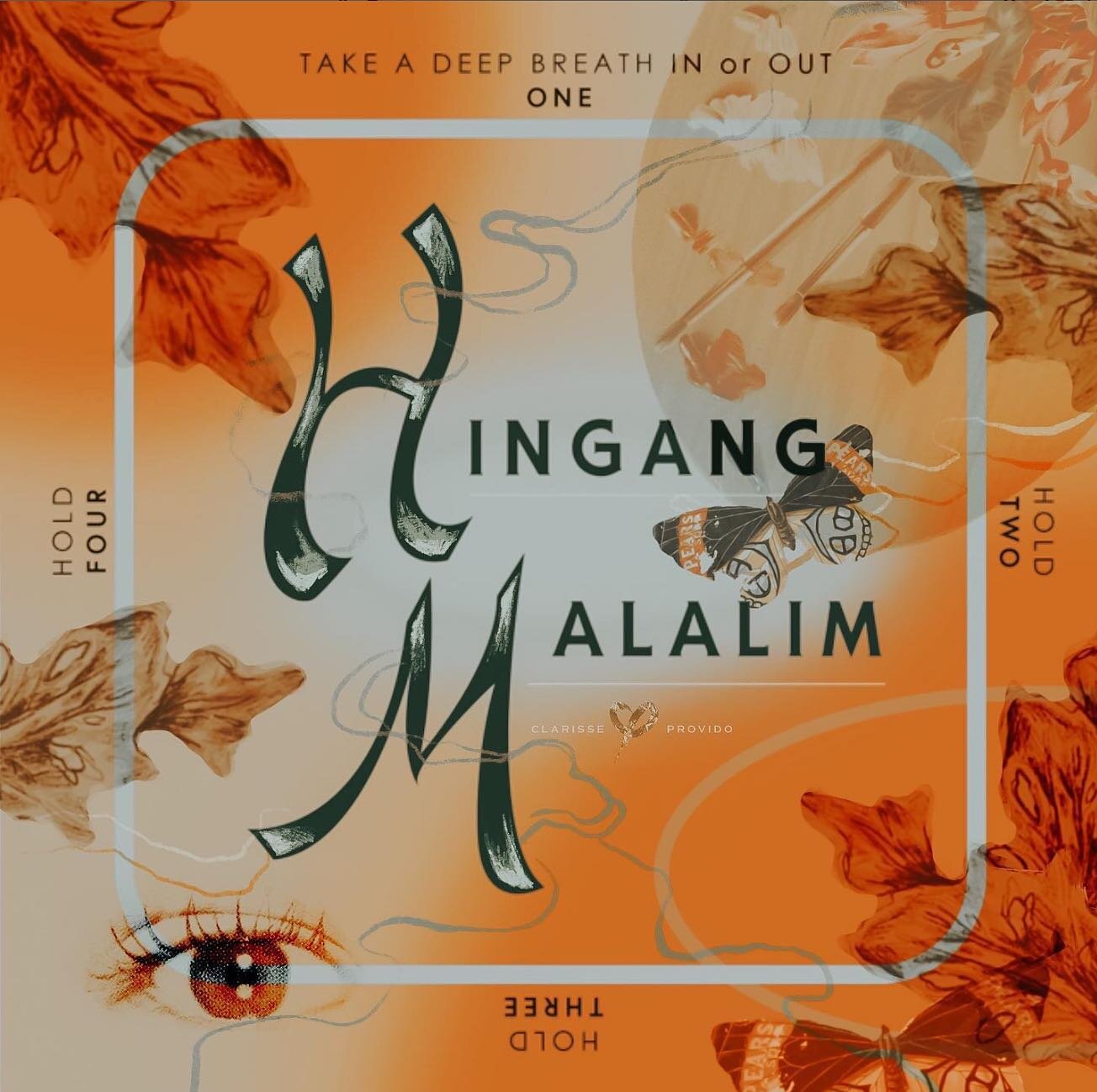 hingang malalim | deep breaths 
✨👁️✨

this is a reminder to take deep breaths as you go about your day.
&mdash;
I like this Tagalog phrase &ldquo;hingang malalim&rdquo;&mdash; one may hear it to calm and/or instruct someone in pain ,during labor for