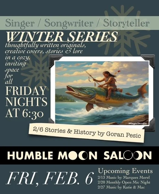 Singer/Songwriter/Storyteller Winter Series:  Goran Pesic