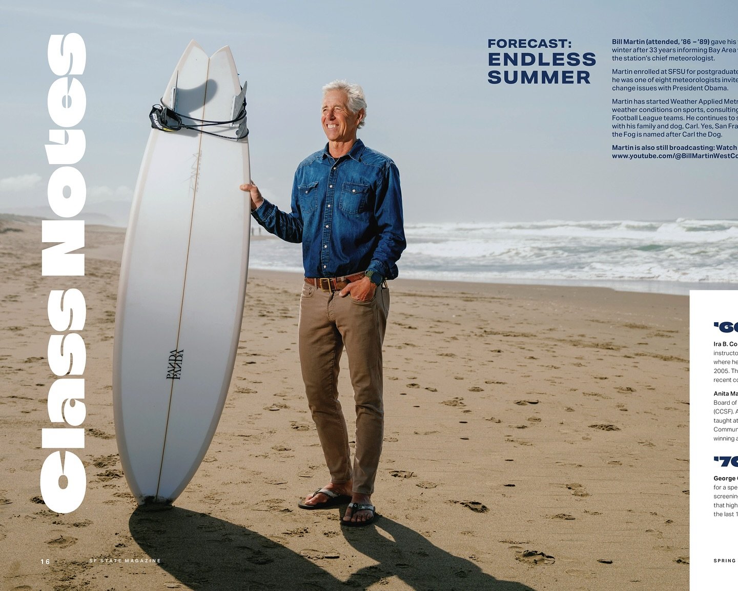 Bill Martin for the SFSU Alumni Magazine.

University: @sanfranciscostate 
Featured Subject: @billmartinktvu 
Editor: @mrhockensmith 
Assistant Editors: mattitelson kanagarajan
Art Director and Graphic Design: @alexvm1980 
Photography: @juanspictures