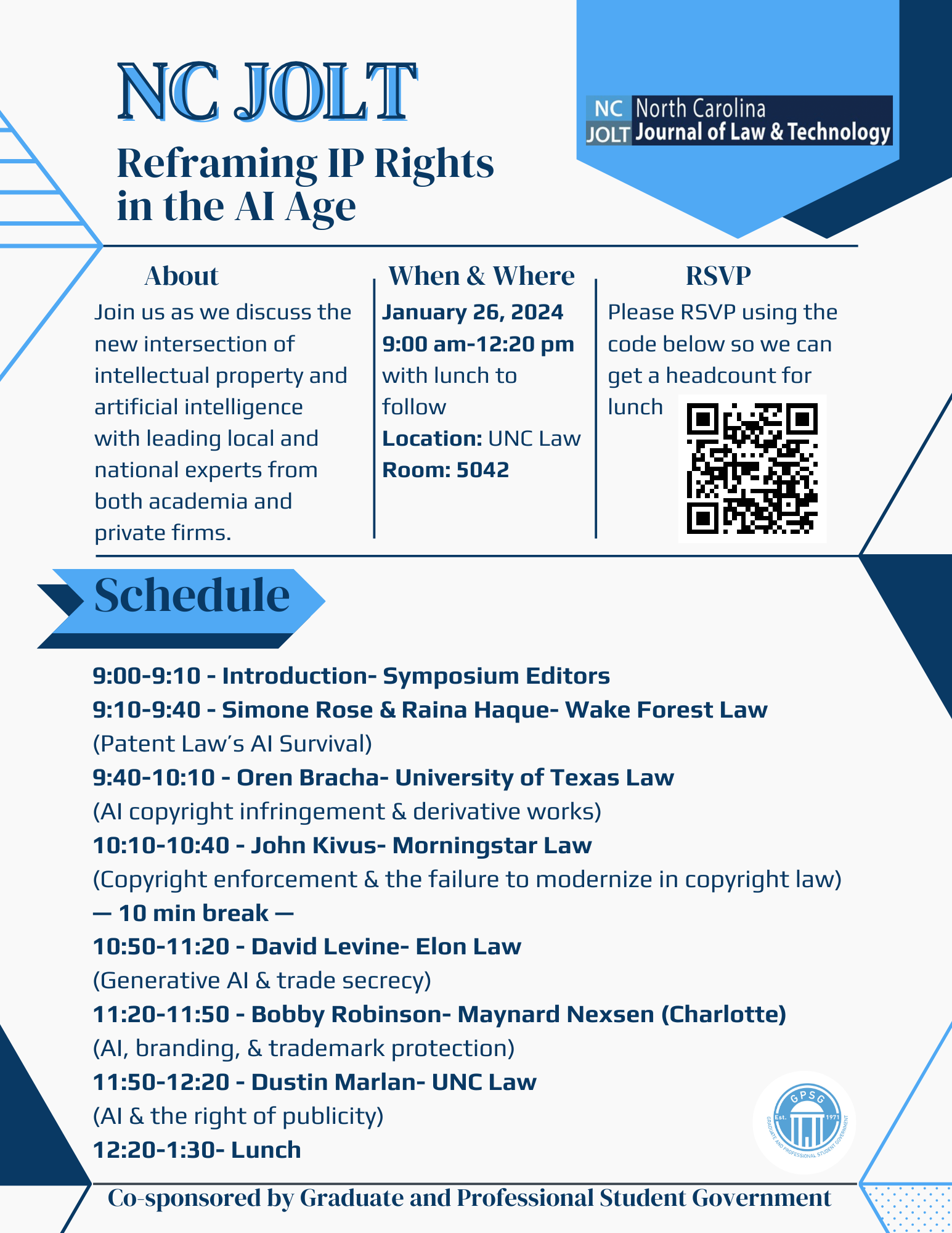 NC JOLT Symposium Flyer