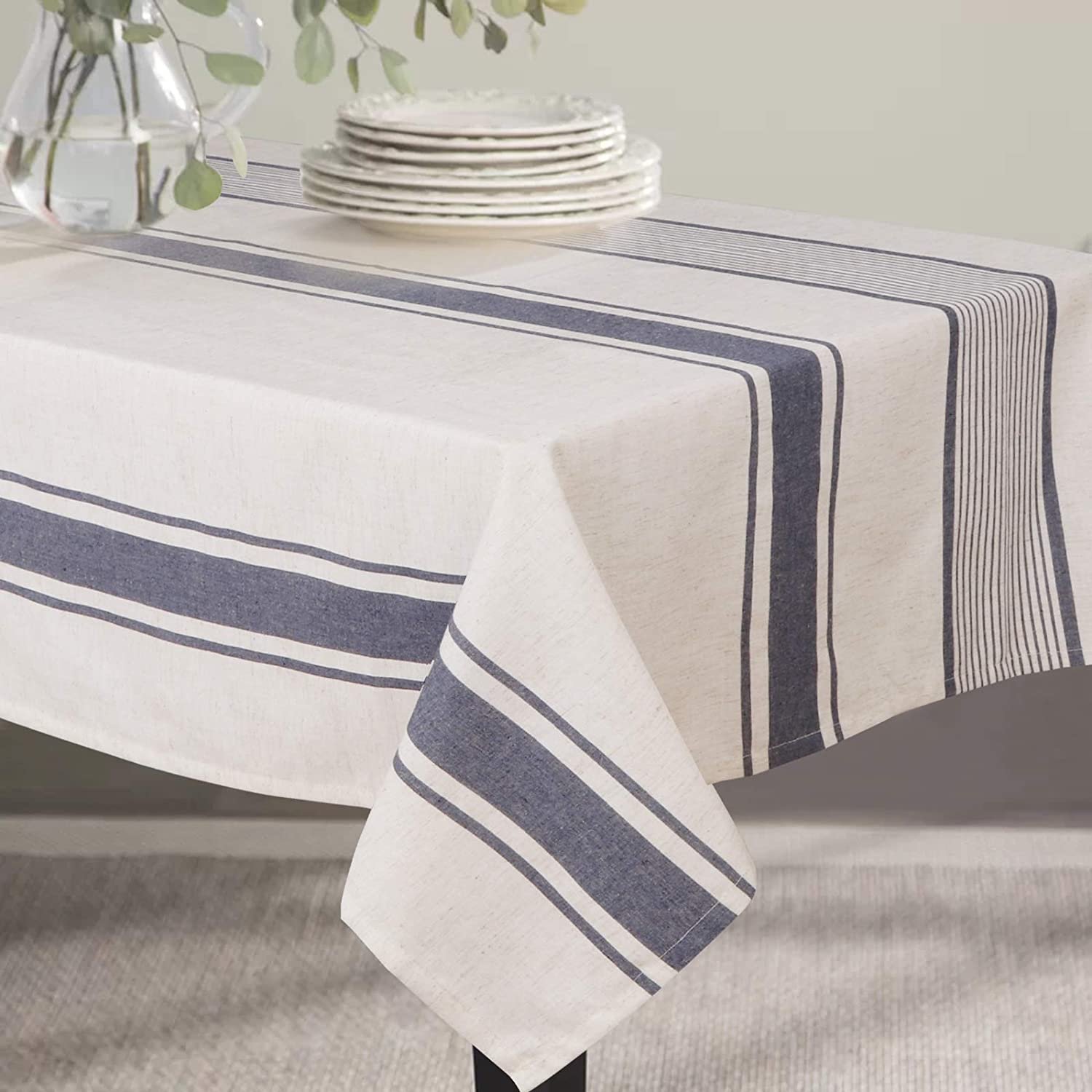French Stripe Table Cover