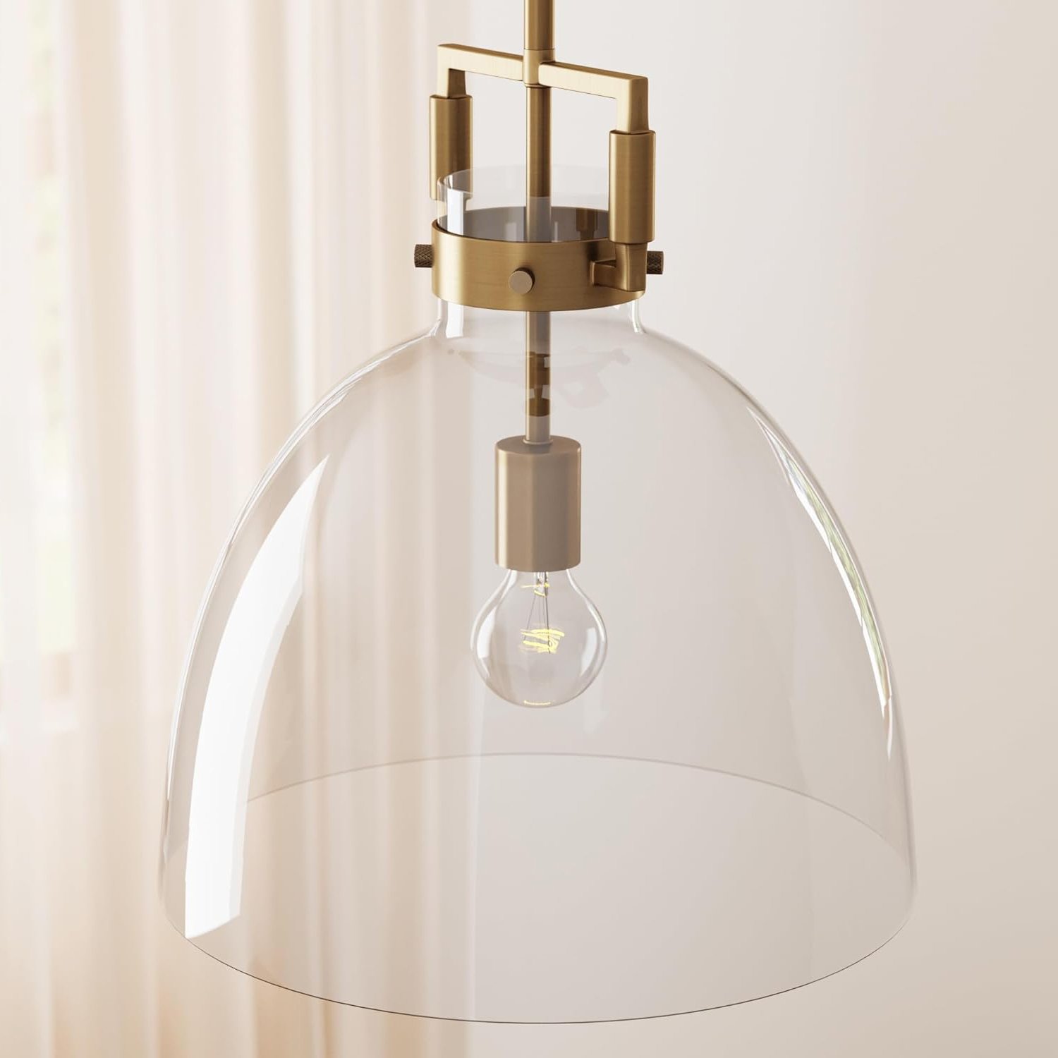 Oversized Glass Pendant