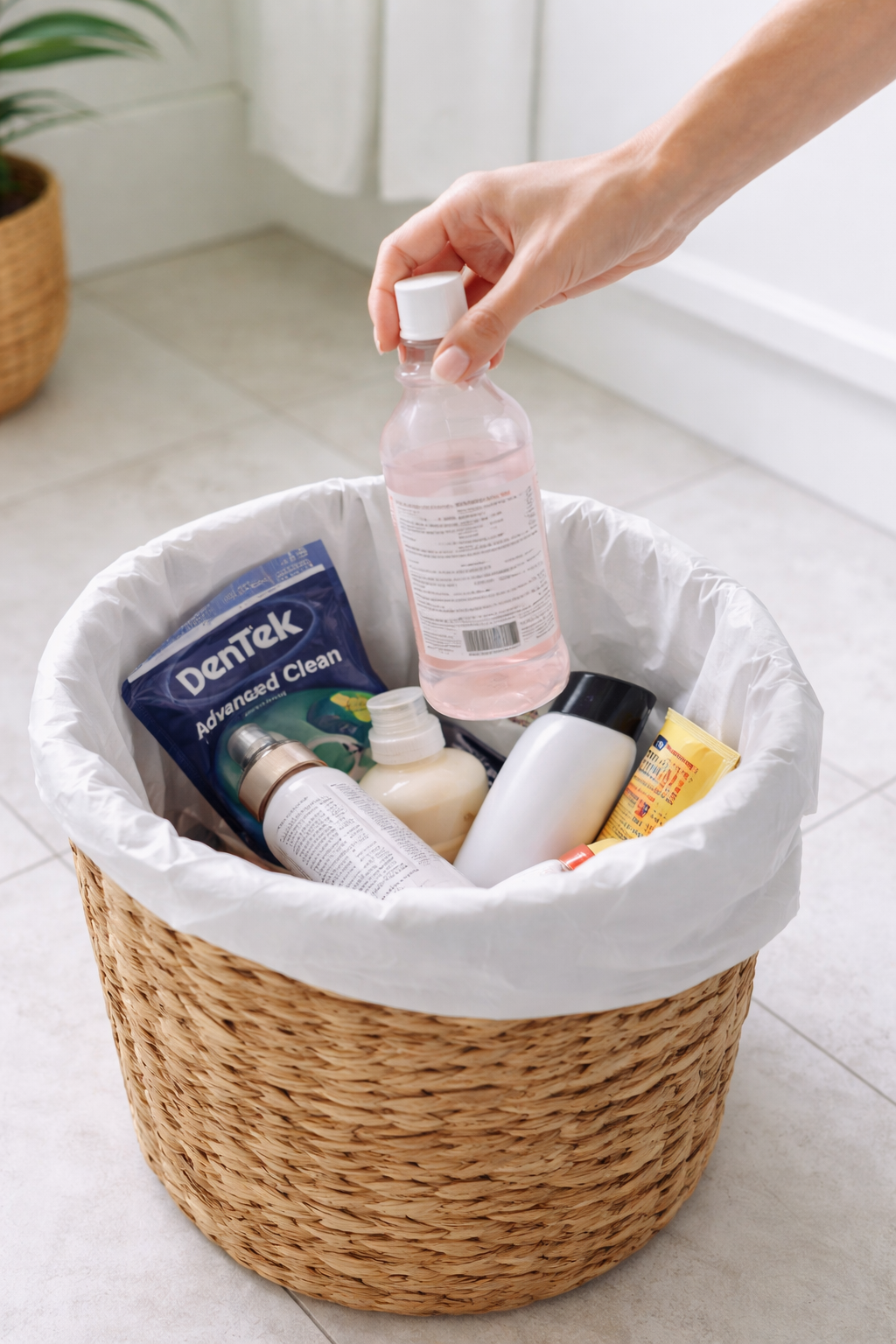 Toss anything unused or expired