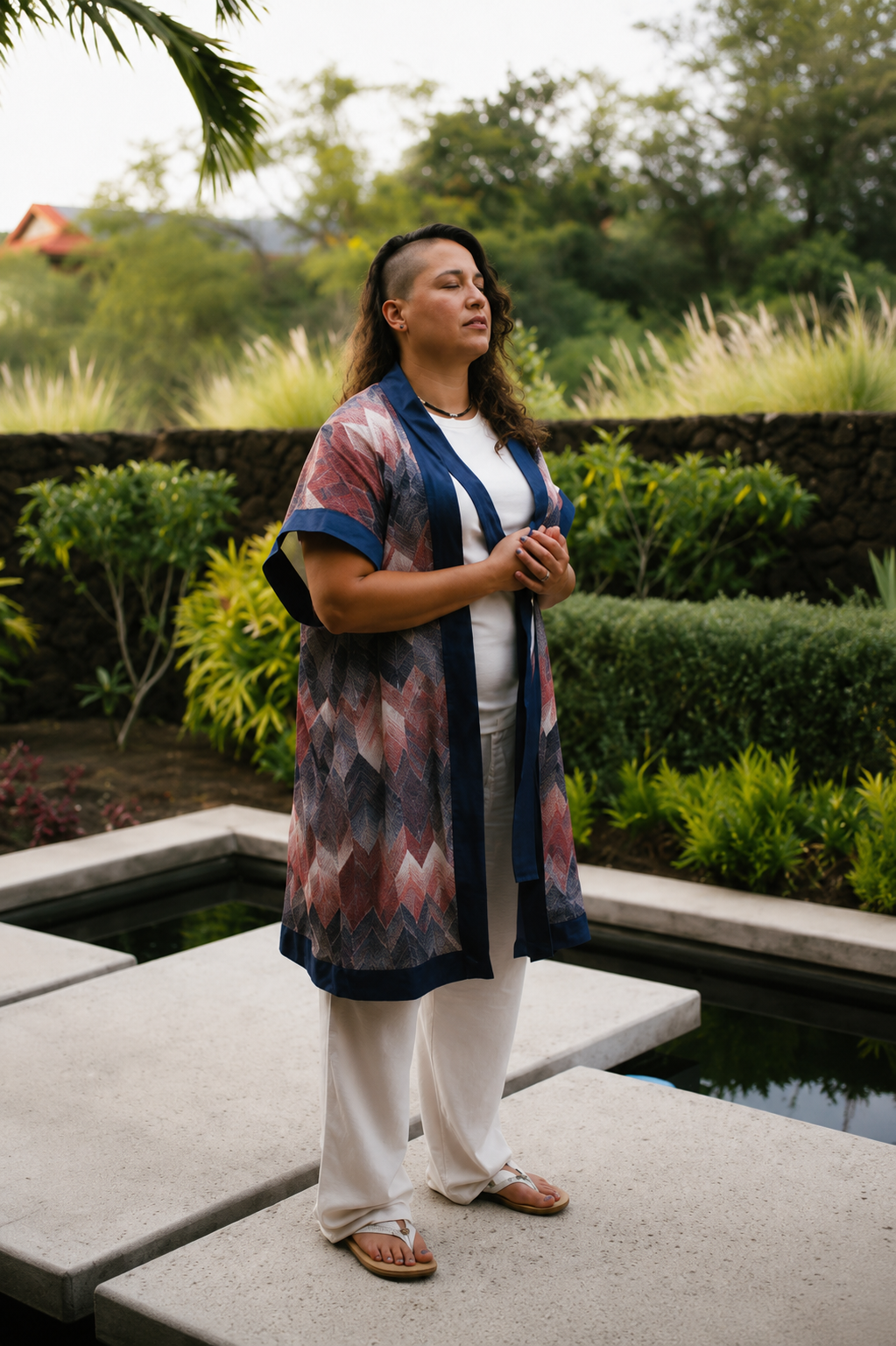 Officiating a wedding. Makena, Big Island, Hawaiʻi. Jeanette Villafane