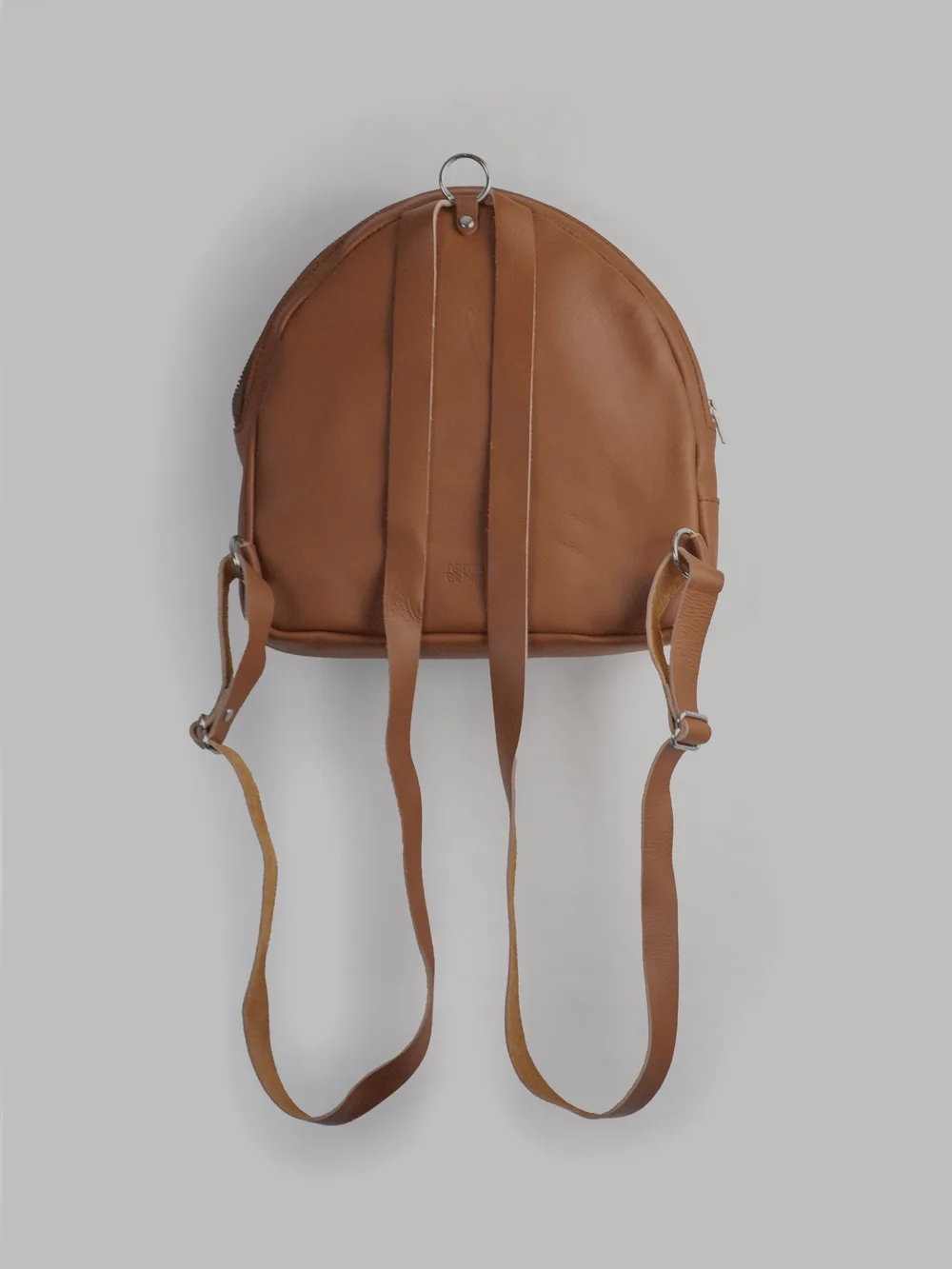 A Rare Out Of Oakland Handmade Rare Normal Behavior Leather Mini Backpack Bag Oakland Leather Backpack - Walnut Brown - Aaron Leather  main image 4