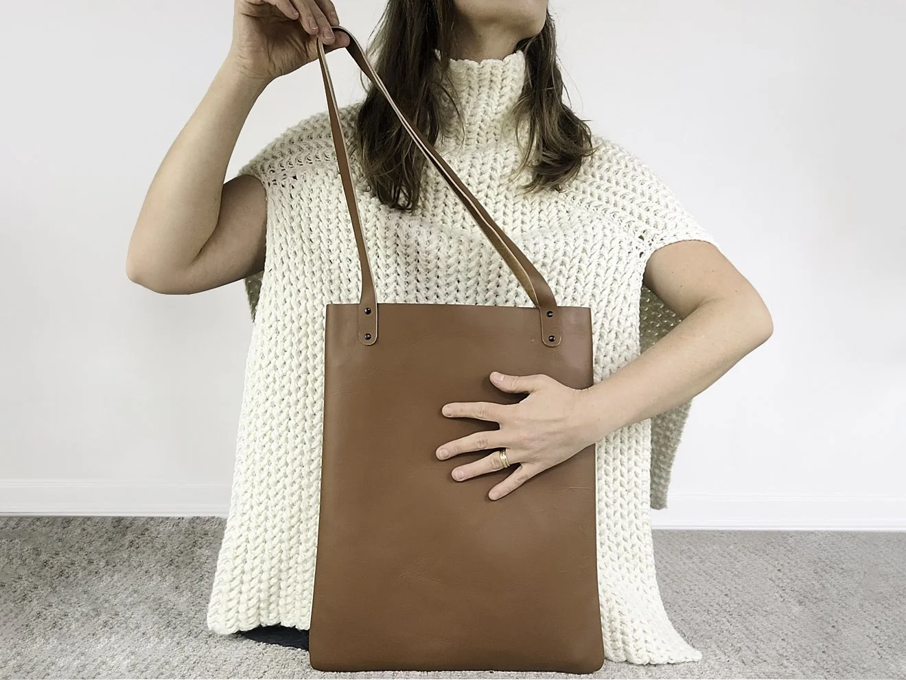 Tote bag in Brown