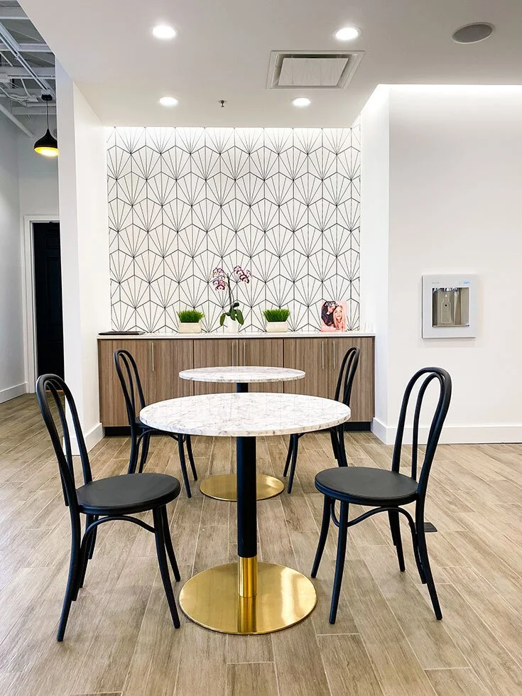 Boutique interior at Tangerine Salon on Main Street Coppell