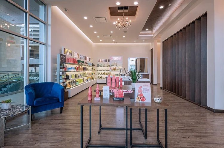 Tangerine Salon Frisco luxury storefront at The Star District