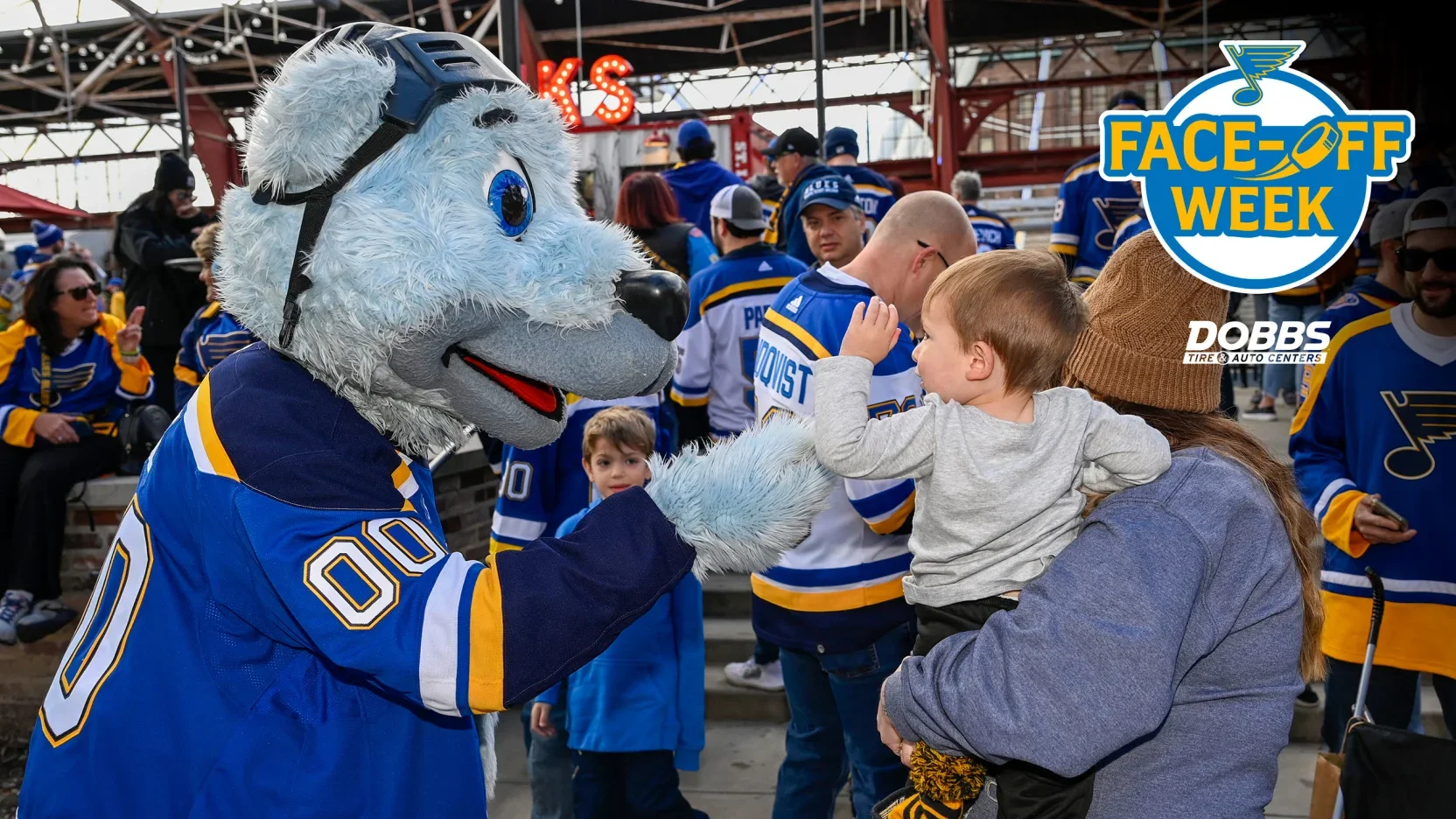 Blues Opening Night Rally