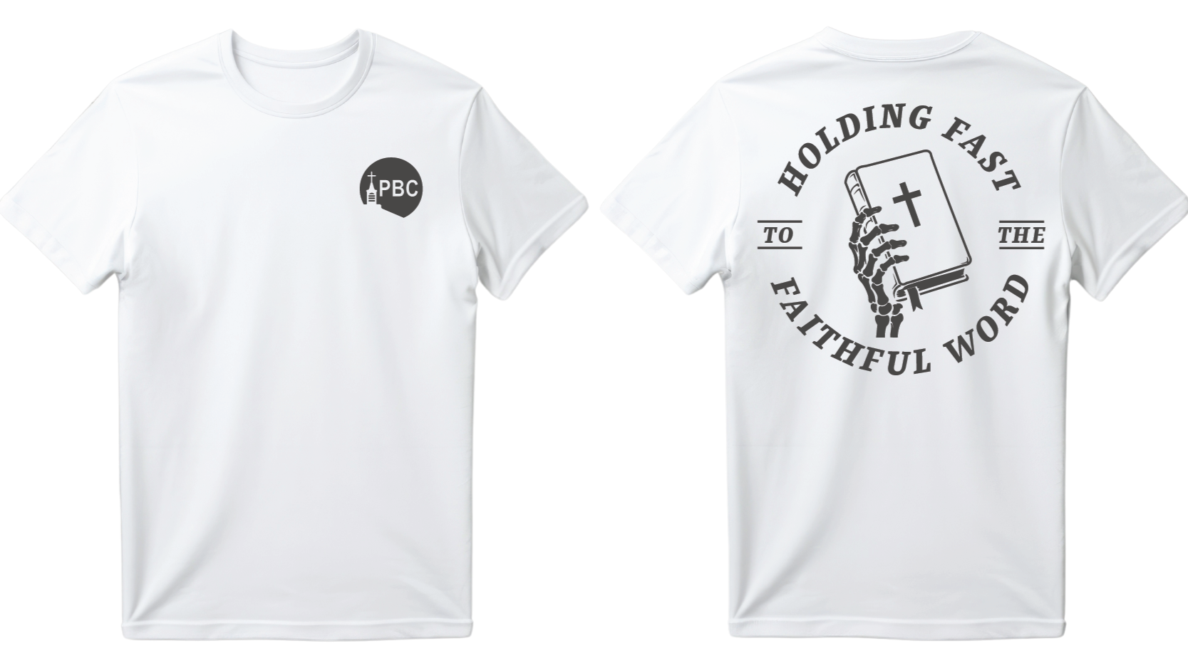 Holding On Skeleton T-Shirt