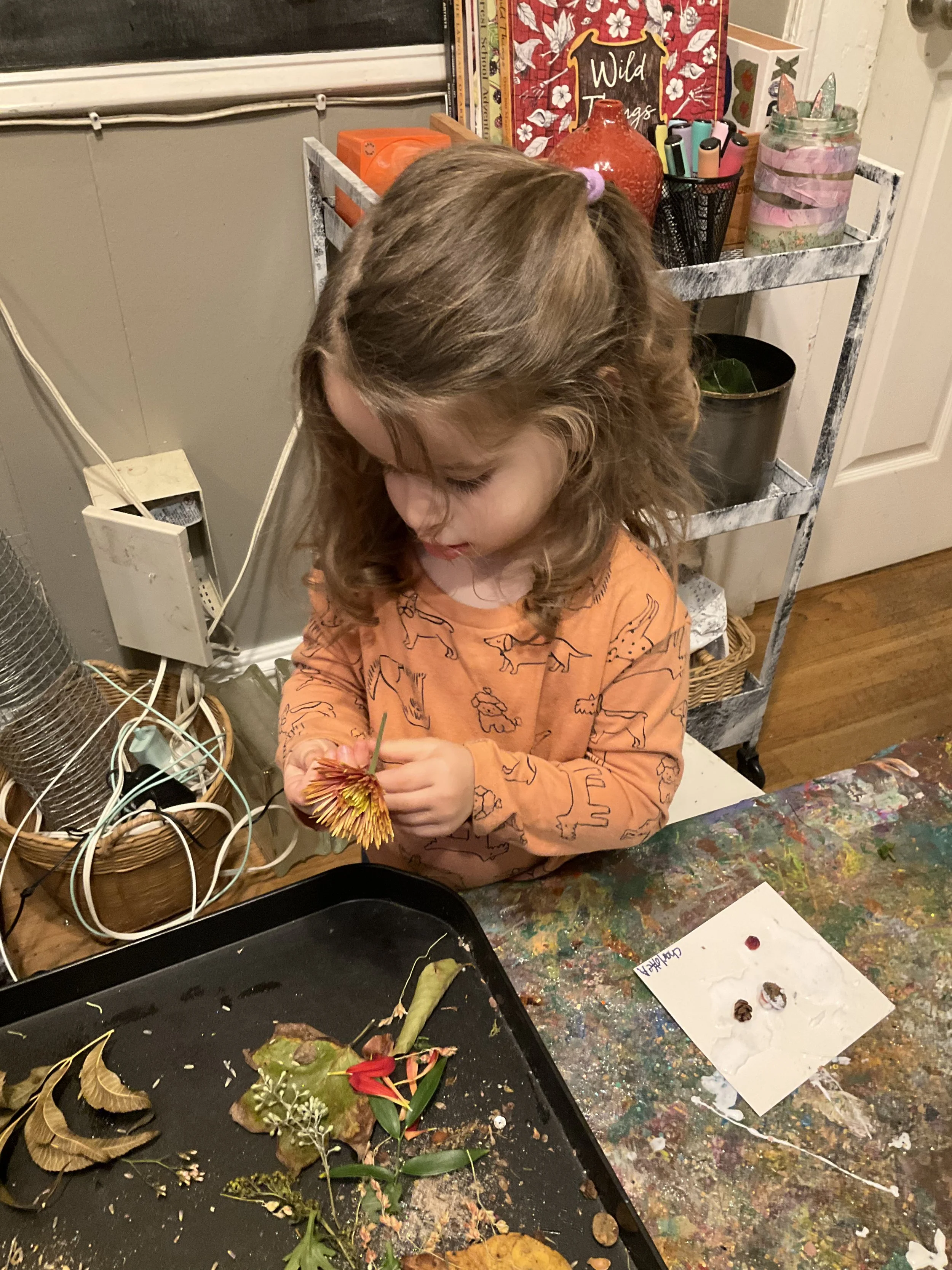 KB 2 Makes Mini Fall Nature Collages