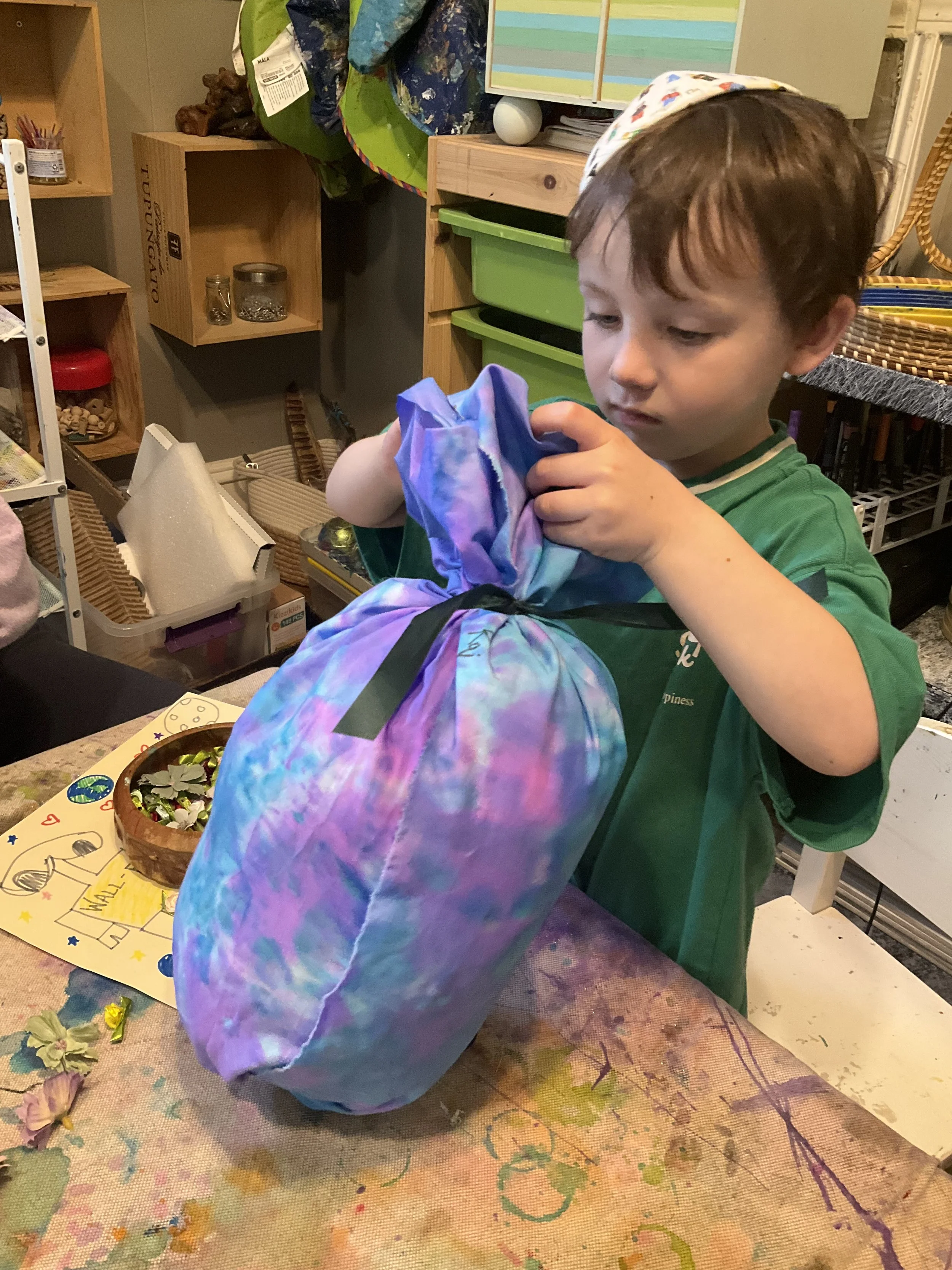 Kitah Gimmel’s Seder Pillows