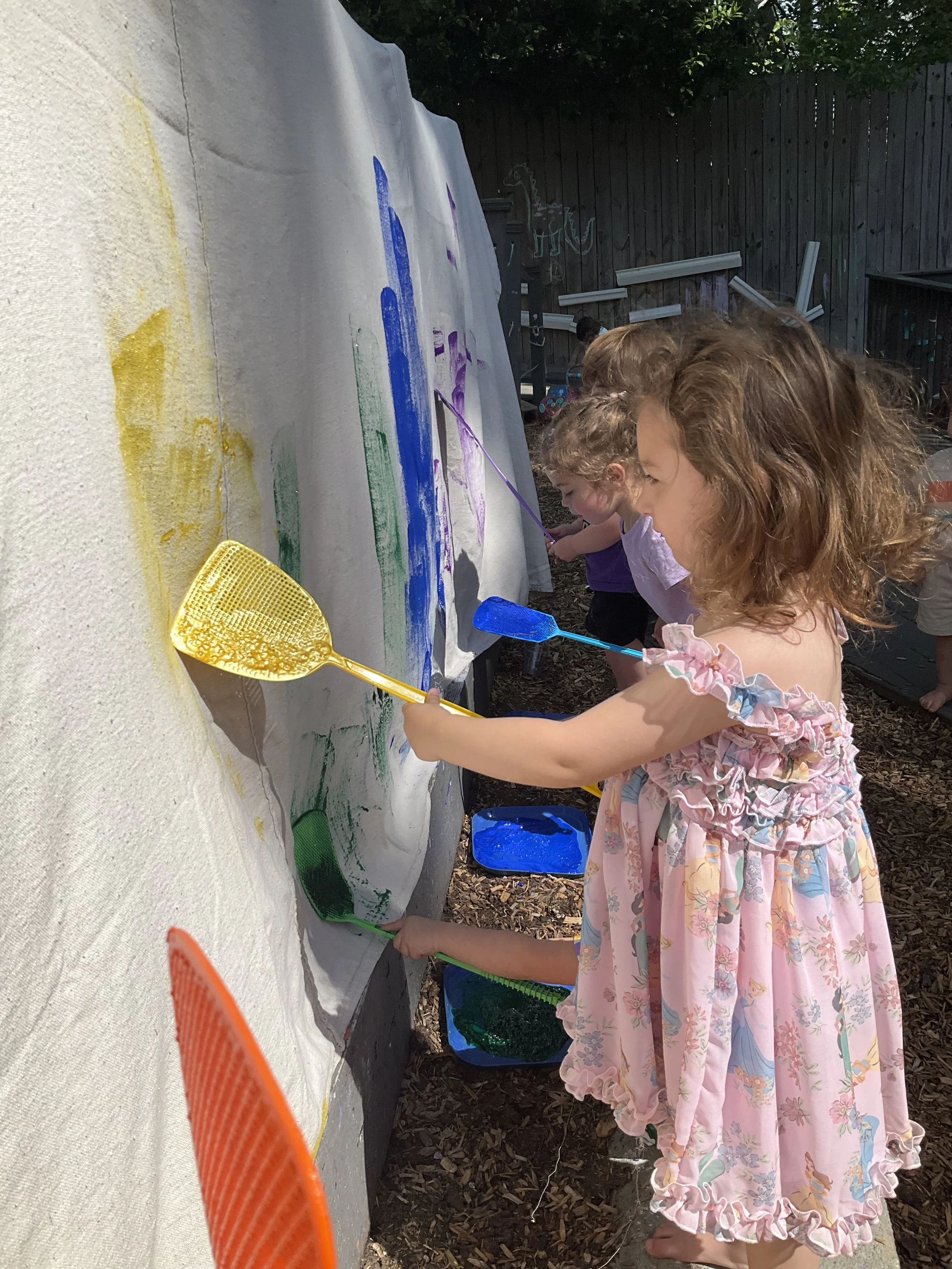 Gross Motor Art Explorations with Kitah Bet