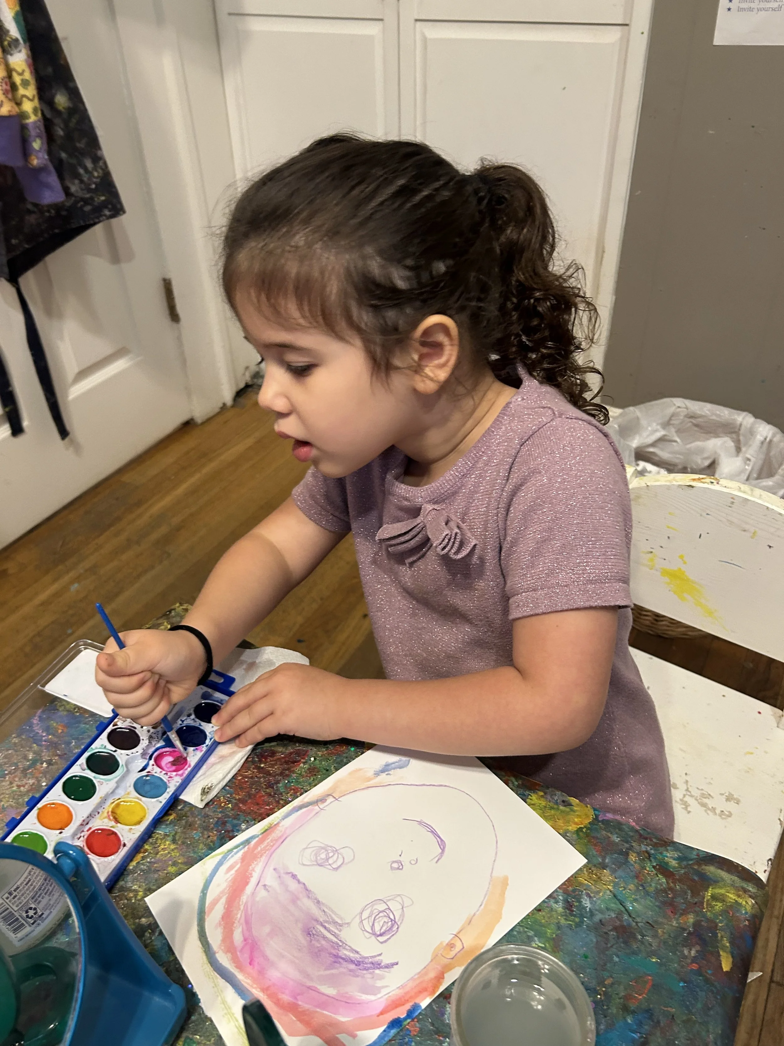 Kitah Daled Paints Watercolor Self Portraits