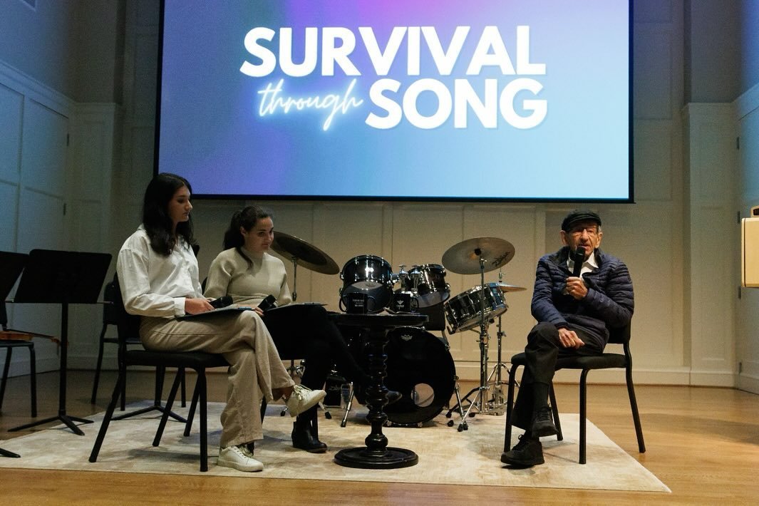 🎶 Survival Through Song 🎶 

What an incredible evening!
It was an honor to host and hear from Saul Dreier, a 99-year-old Holocaust survivor and drum player. We are inspired by his resilience and message of hope, and we were uplifted by his music. I