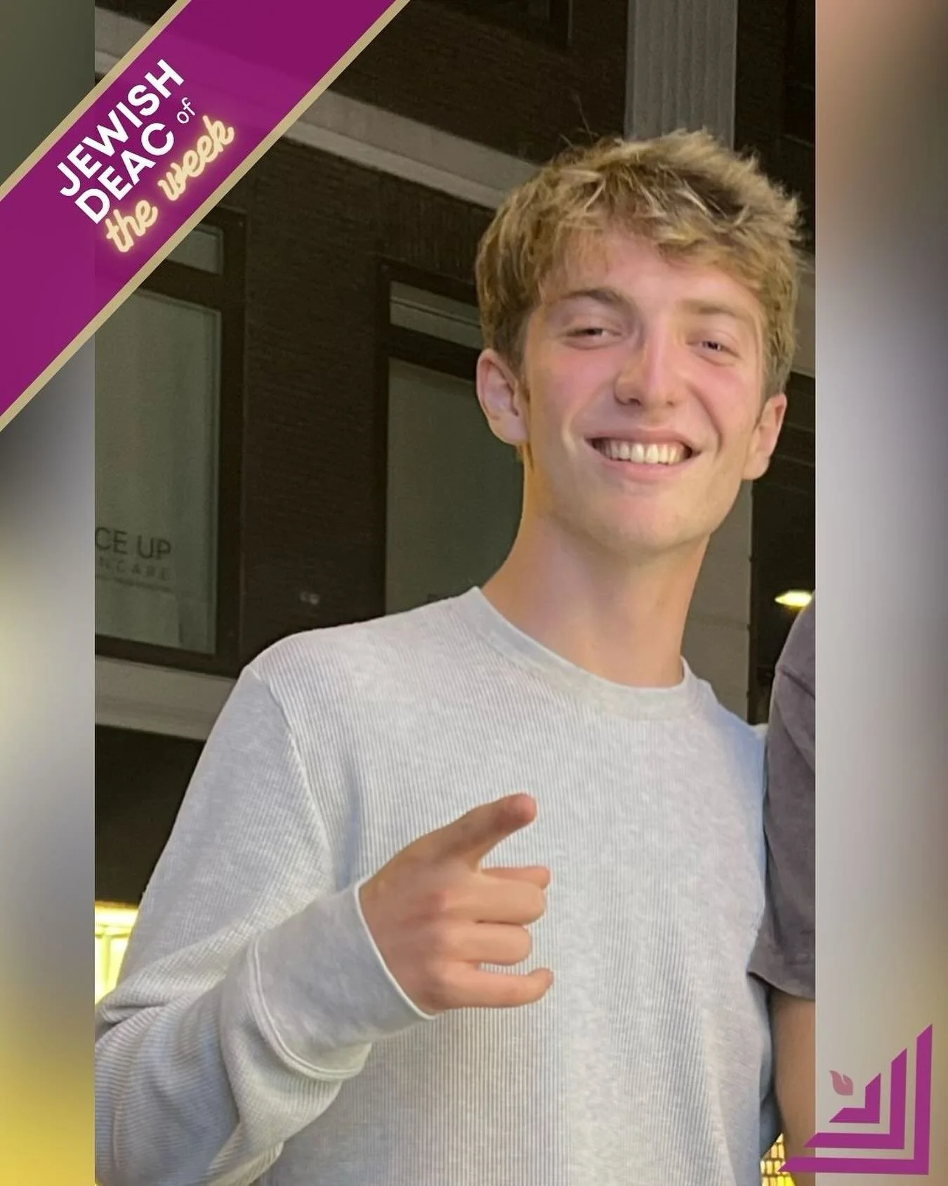 Mazel Tov to this week&rsquo;s Jewish Deac...
Charlie Susser!!

Hometown: New York City
Class of: 2026
Major: Politics &amp; International Affairs
Favorite Jewish holiday: Rosh Hashanah
 
Which three items would you take with you on a deserted island