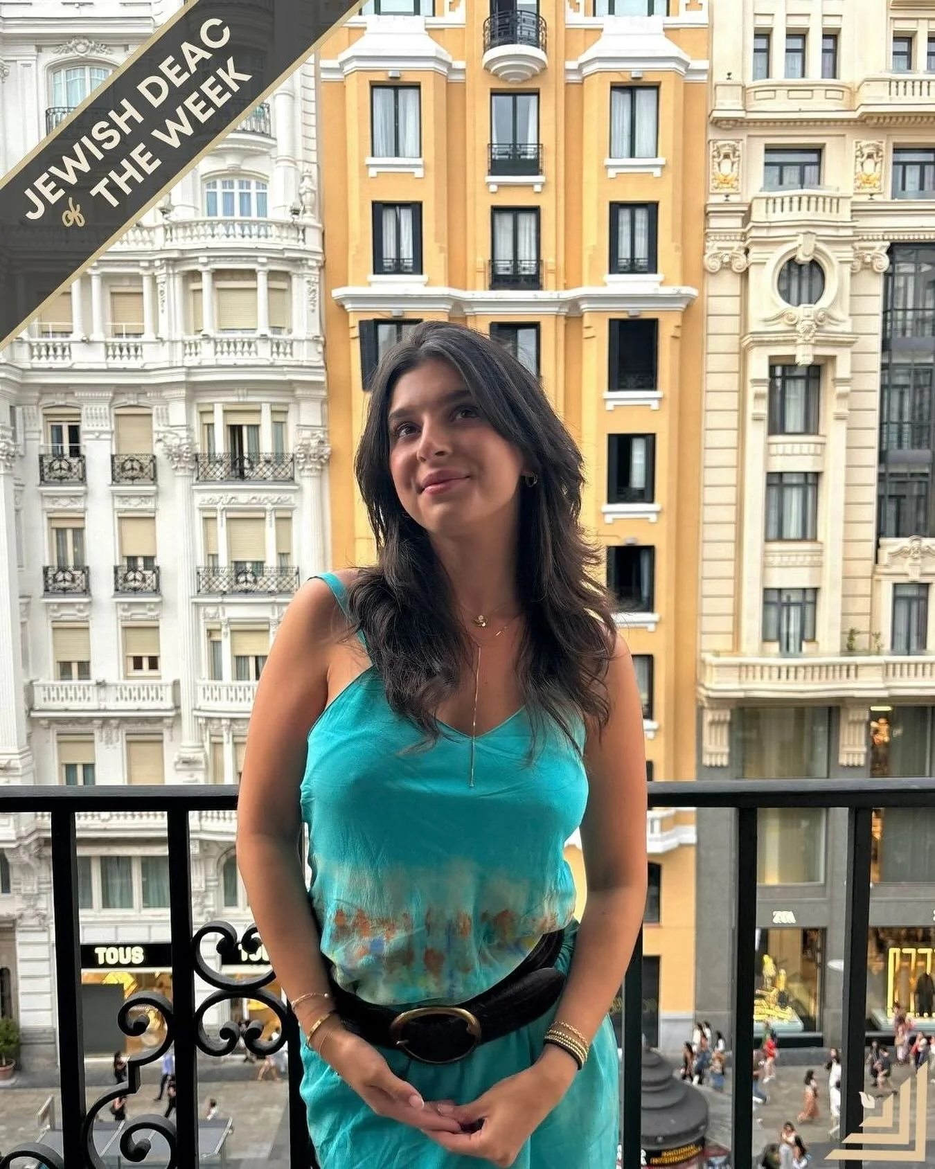 Mazel Tov to this week&rsquo;s Jewish Deac 🥁 ...Sophie Stern!!

Hometown: Los Angeles, California
Class of: 2026
Major: Sociology
Favorite Jewish Food: Matzo Ball Soup

If you could go back in time, which Jewish hero would you like to meet? Why?
Whi