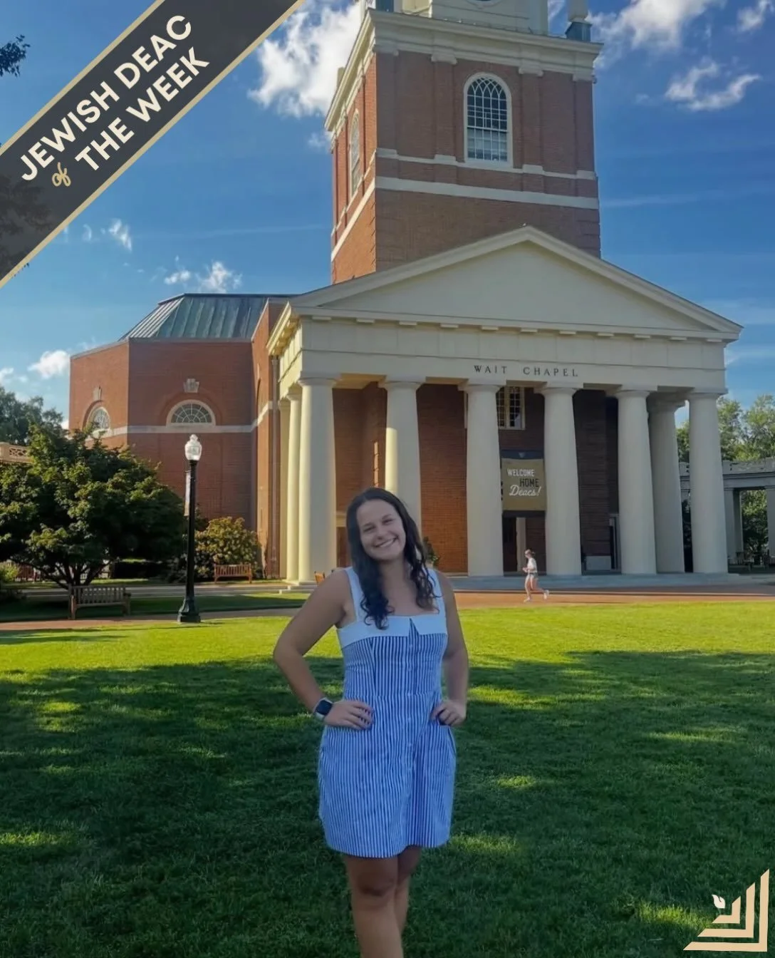 Mazel Tov to this week&rsquo;s Jewish Deac&hellip; Aria Baken!!

Hometown: Middleboro, MA
Class of: 2027
Major: Health and Exercise Science
Favorite Jewish Food: My grandmother&rsquo;s brisket
 
If you could describe the Jewish community at Wake in t