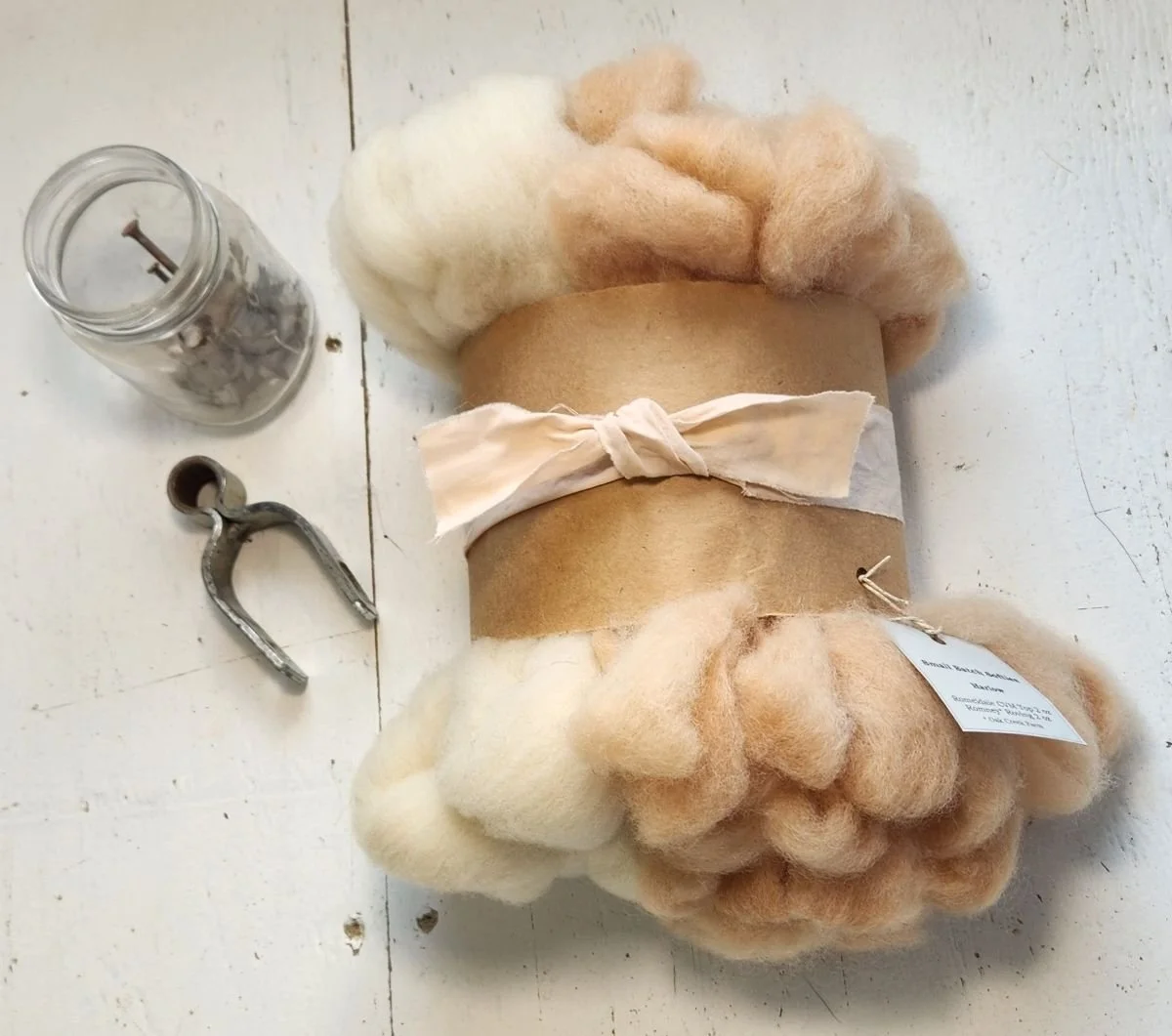 CVM & Romney fine wool roving natural dye Harlow .jpg