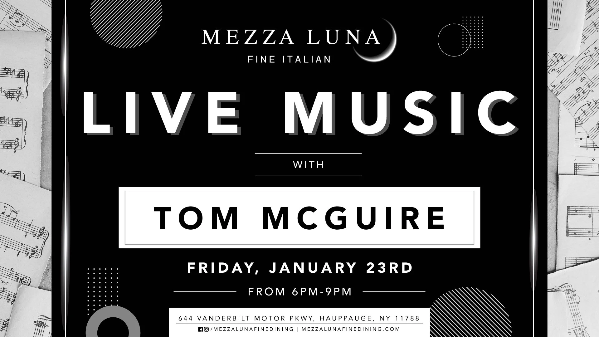 Live Music with Tom McGuire