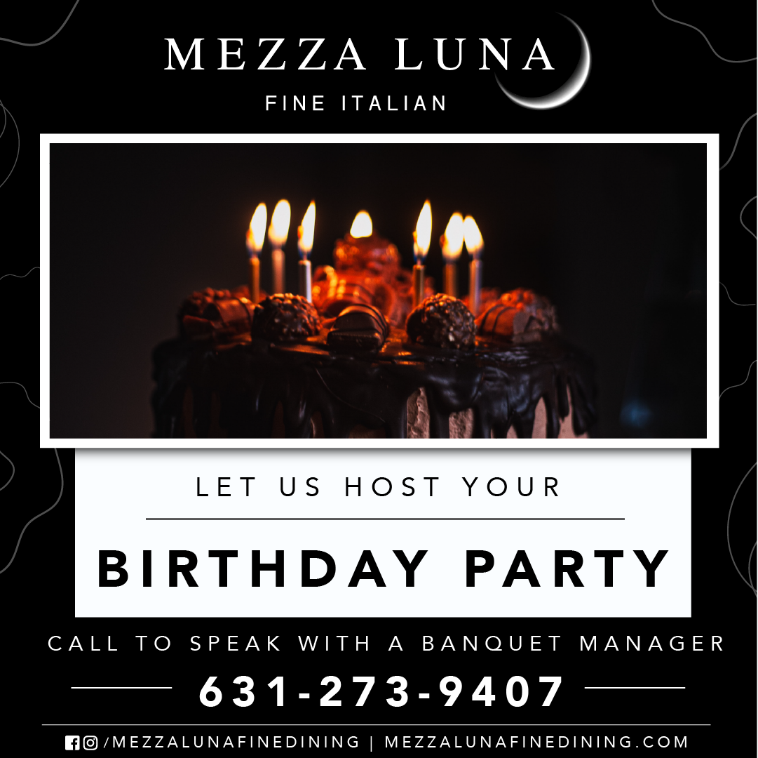 Birthday Parties at Mezza Luna