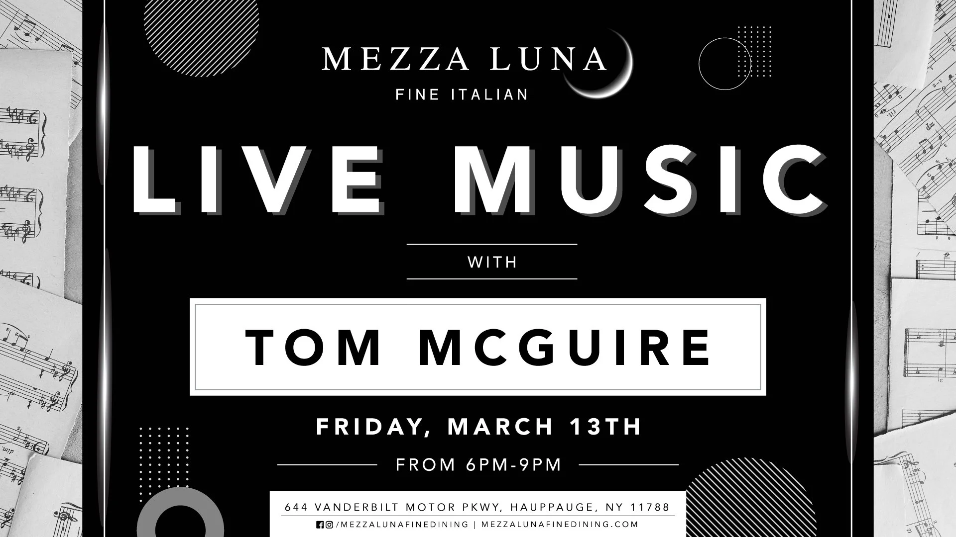 Live Music with Tom McGuire