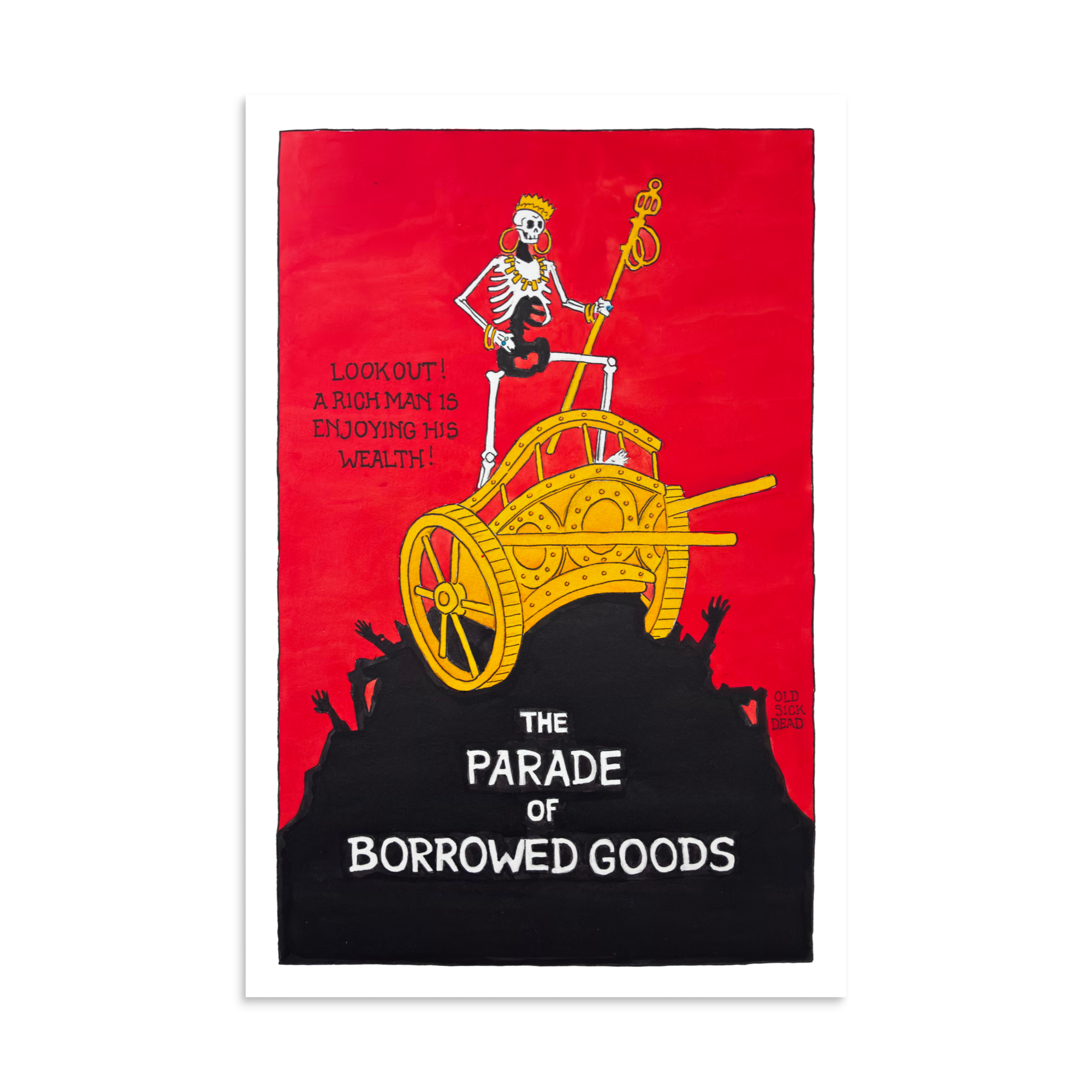 The Parade Of Borrowed Goods Print
