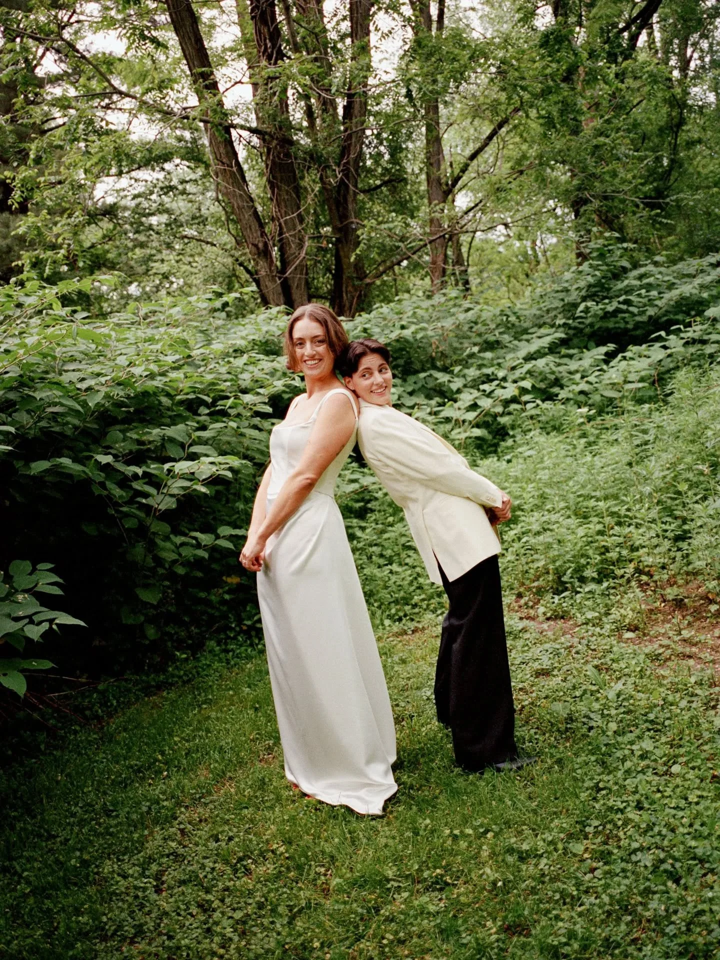 Noelle + Lexi ❤️🪩 Been so eager to share this one #35mm #phoeniciadinerwedding